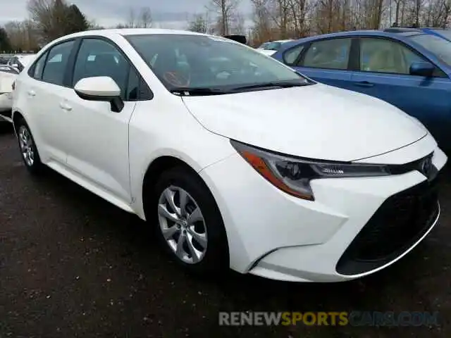 1 Photograph of a damaged car 5YFEPRAE1LP028951 TOYOTA COROLLA 2020