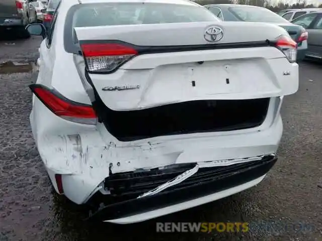 9 Photograph of a damaged car 5YFEPRAE1LP028951 TOYOTA COROLLA 2020