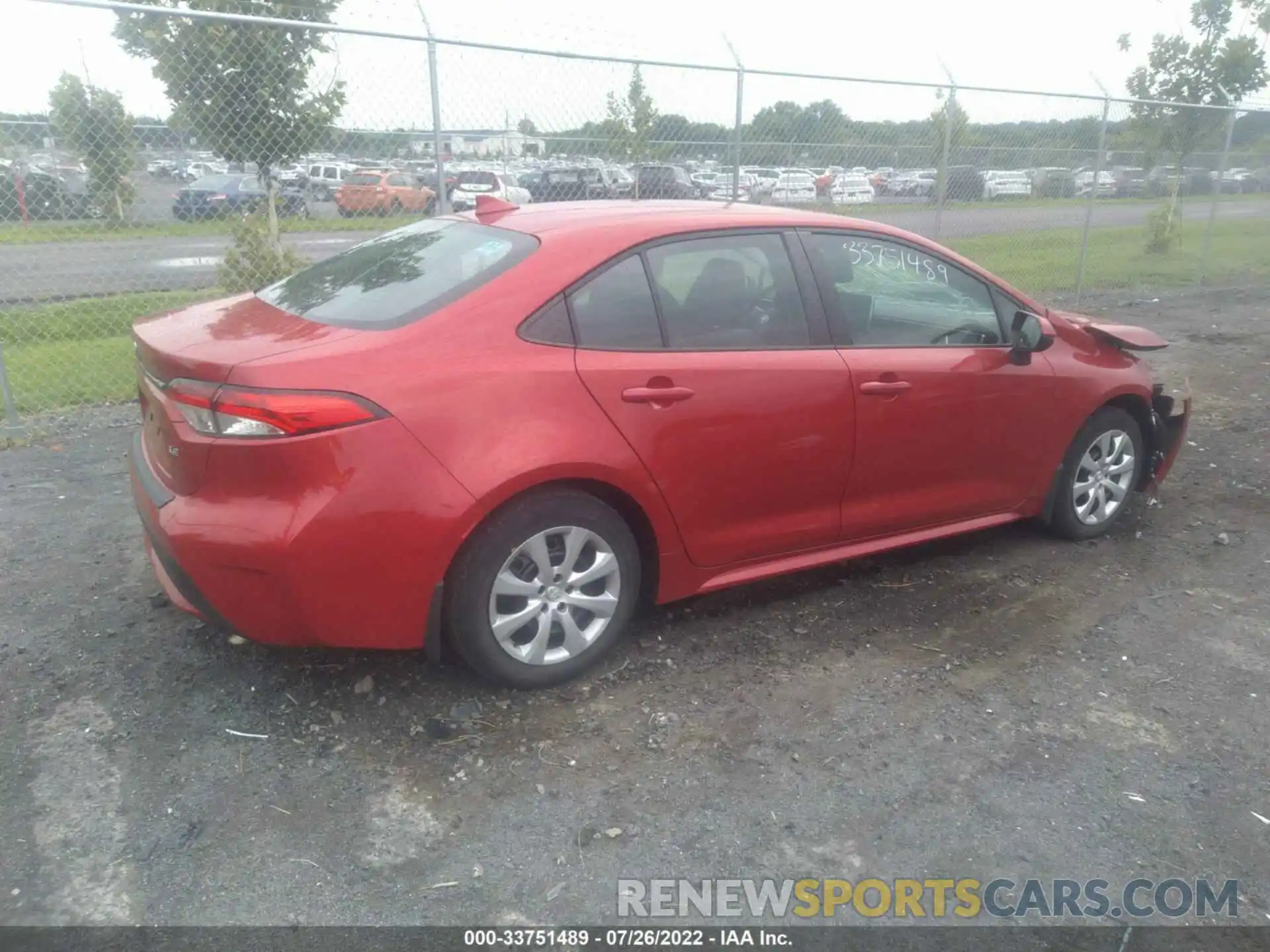 4 Photograph of a damaged car 5YFEPRAE1LP029503 TOYOTA COROLLA 2020