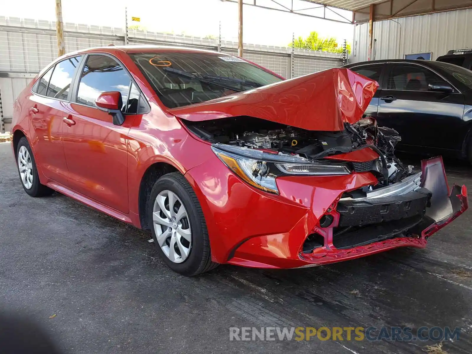 1 Photograph of a damaged car 5YFEPRAE1LP029968 TOYOTA COROLLA 2020