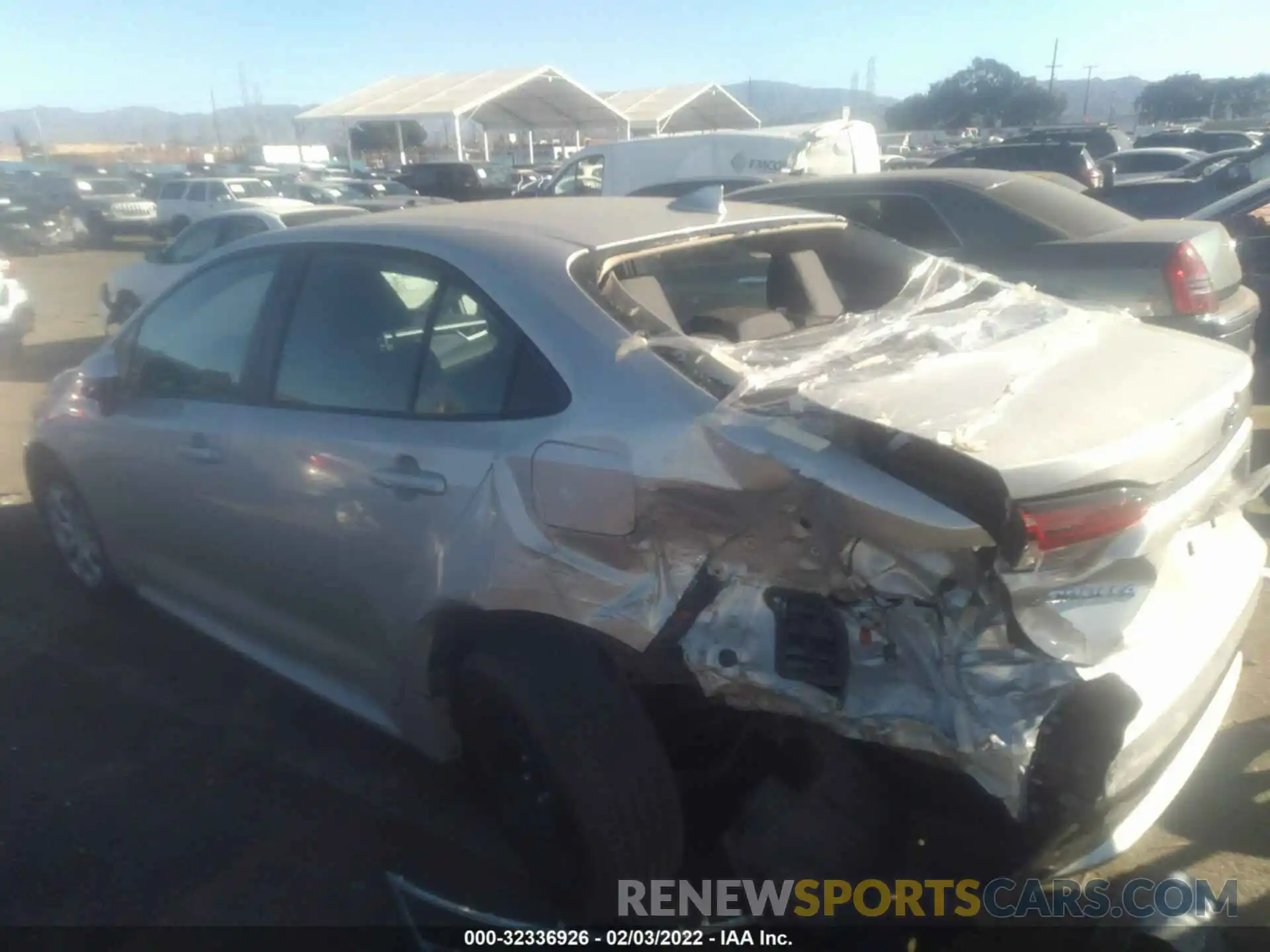 3 Photograph of a damaged car 5YFEPRAE1LP030554 TOYOTA COROLLA 2020