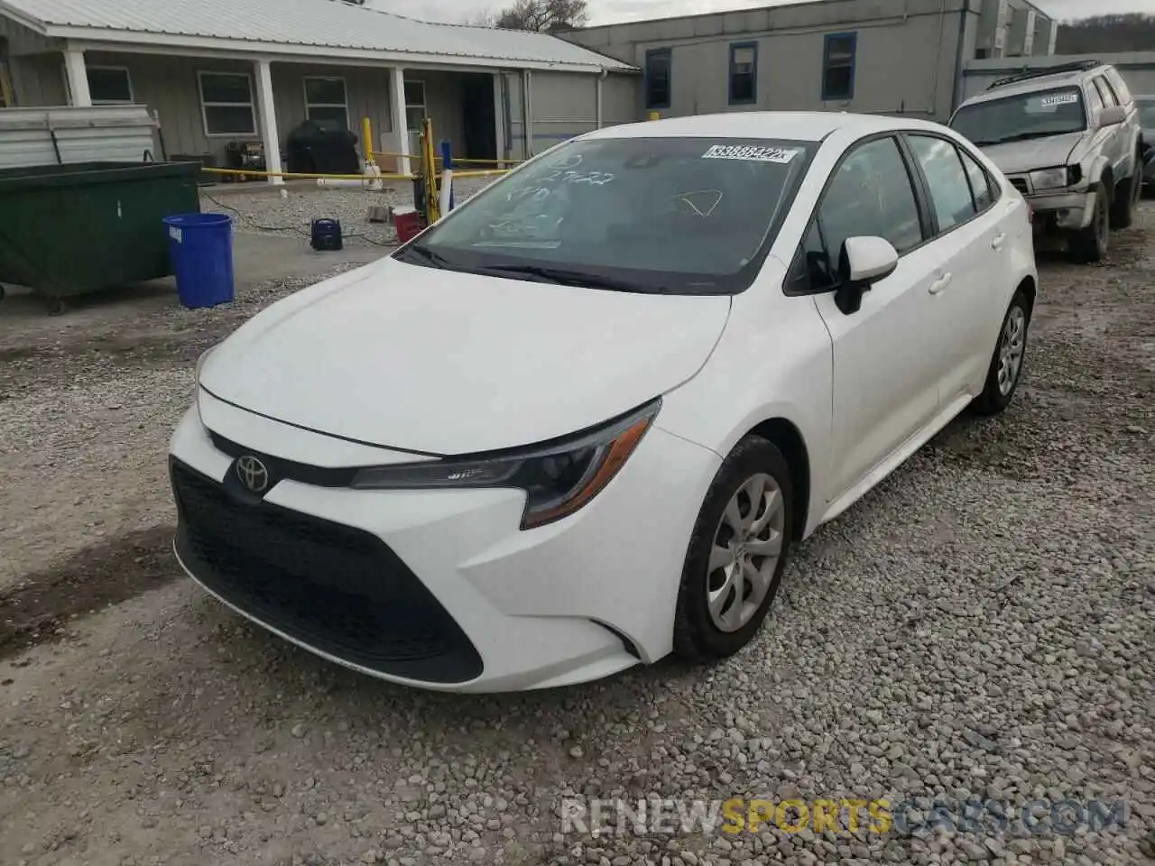 2 Photograph of a damaged car 5YFEPRAE1LP030621 TOYOTA COROLLA 2020