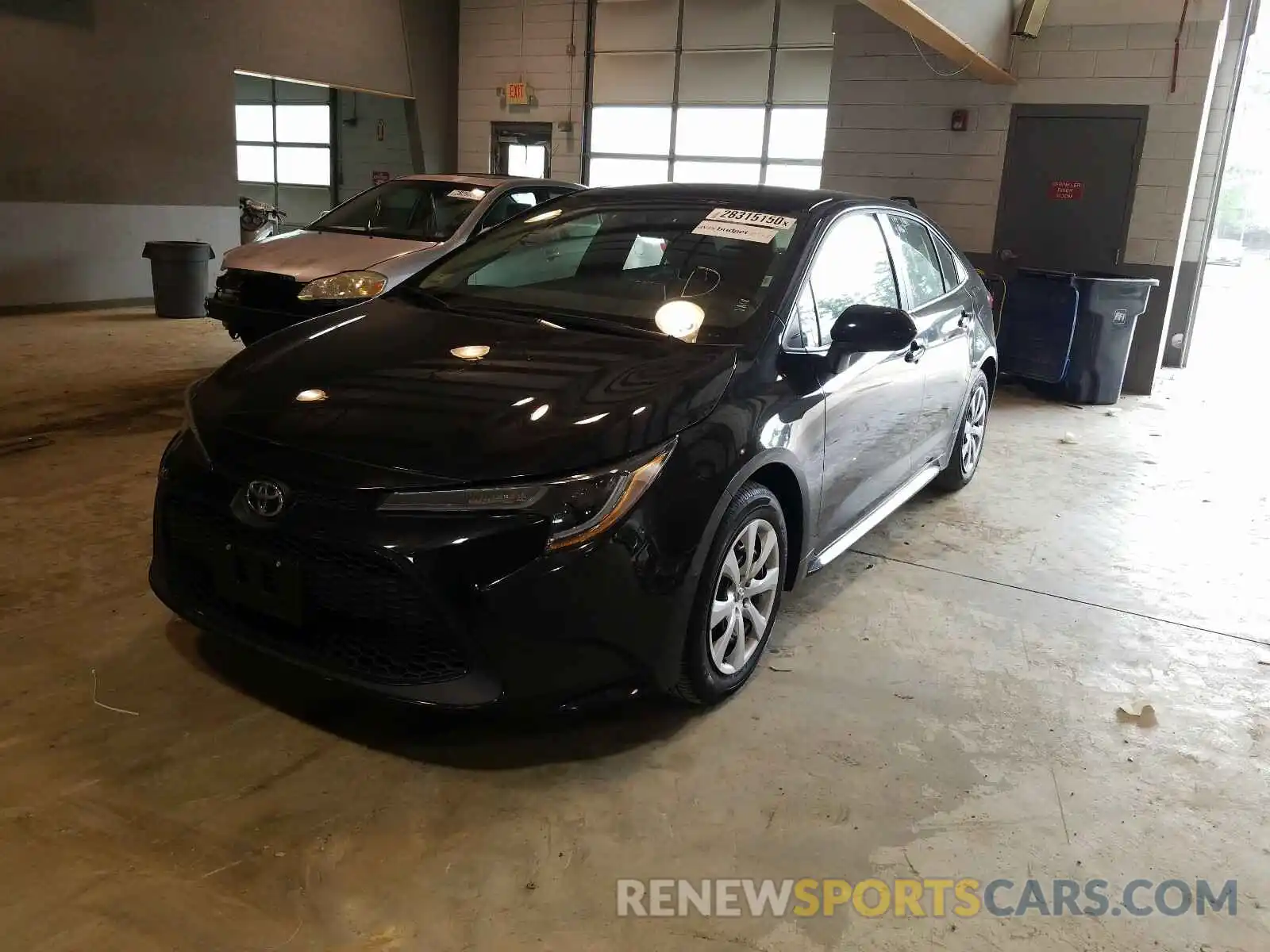 2 Photograph of a damaged car 5YFEPRAE1LP032529 TOYOTA COROLLA 2020