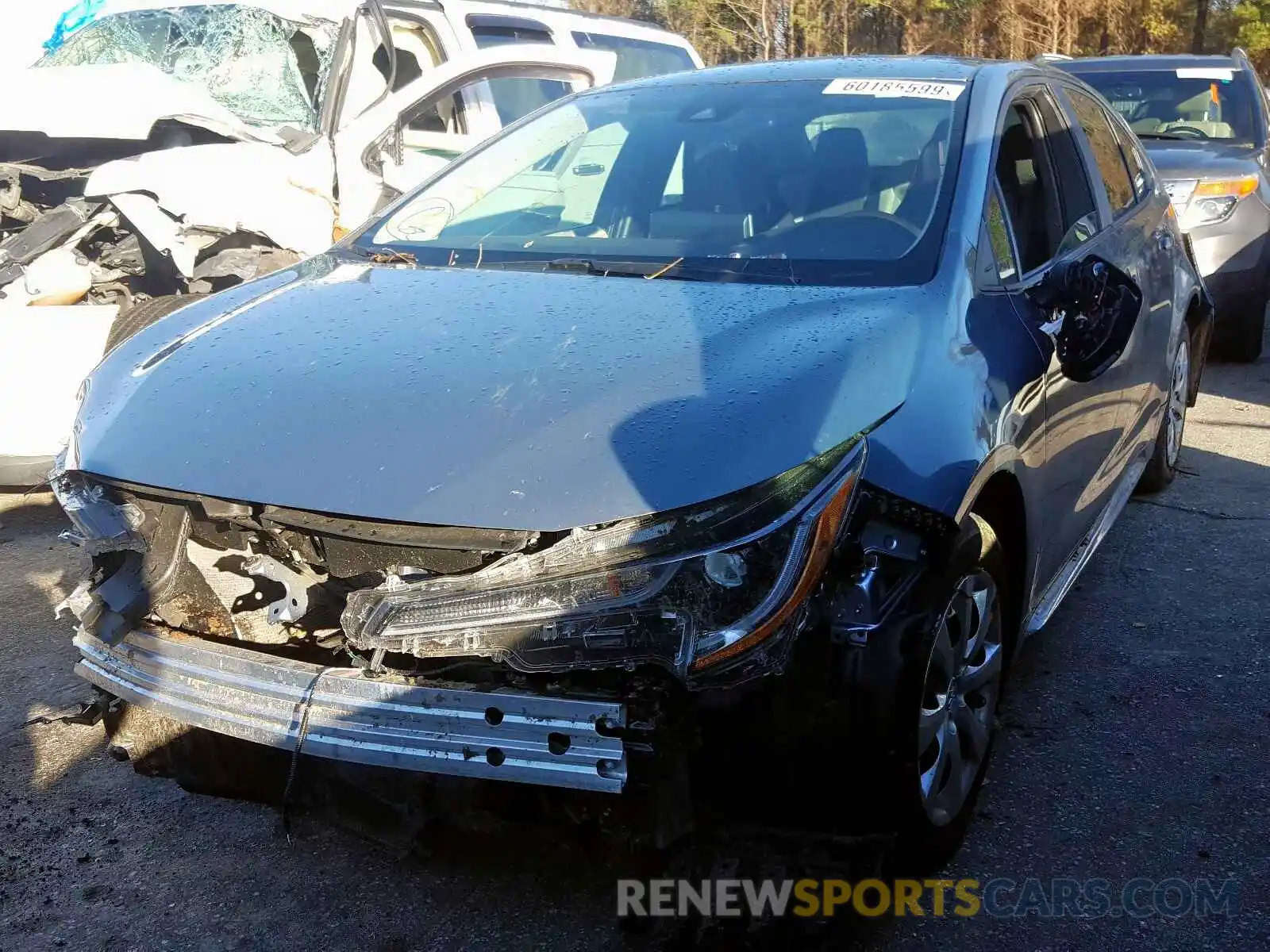 2 Photograph of a damaged car 5YFEPRAE1LP032840 TOYOTA COROLLA 2020