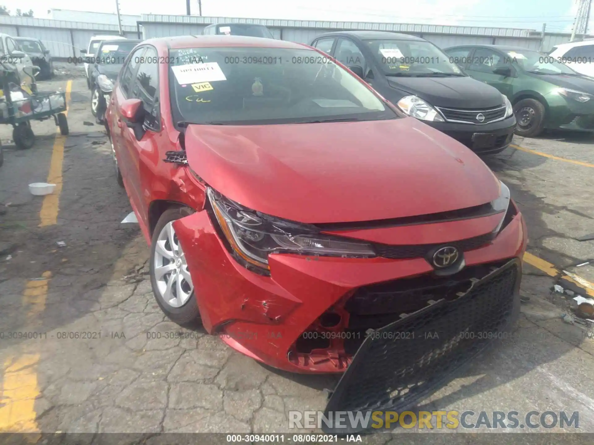 6 Photograph of a damaged car 5YFEPRAE1LP032966 TOYOTA COROLLA 2020