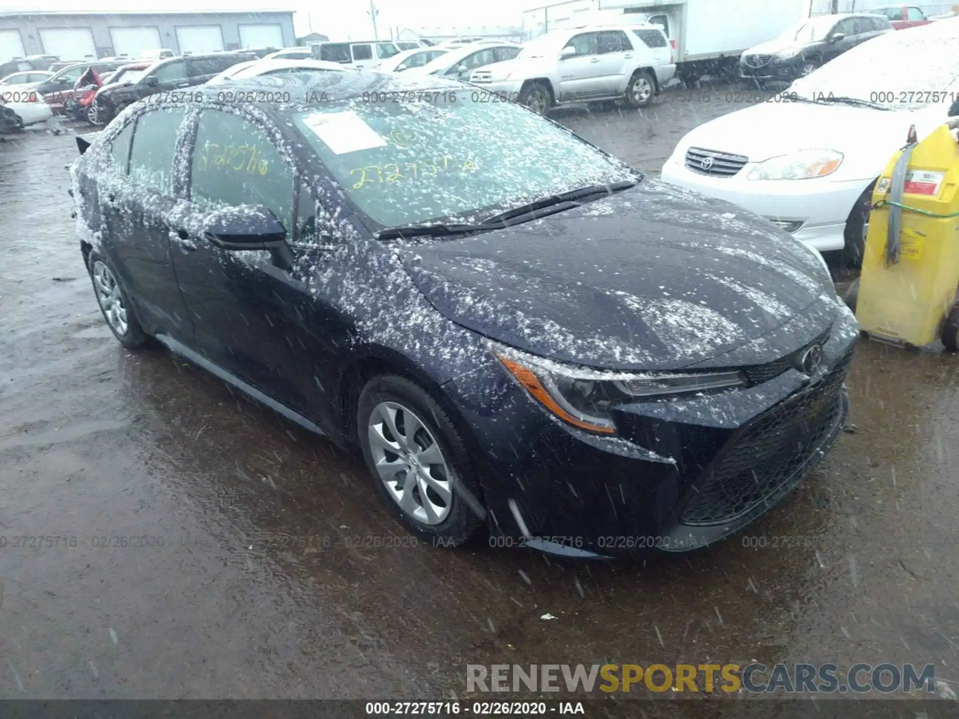 1 Photograph of a damaged car 5YFEPRAE1LP034488 TOYOTA COROLLA 2020