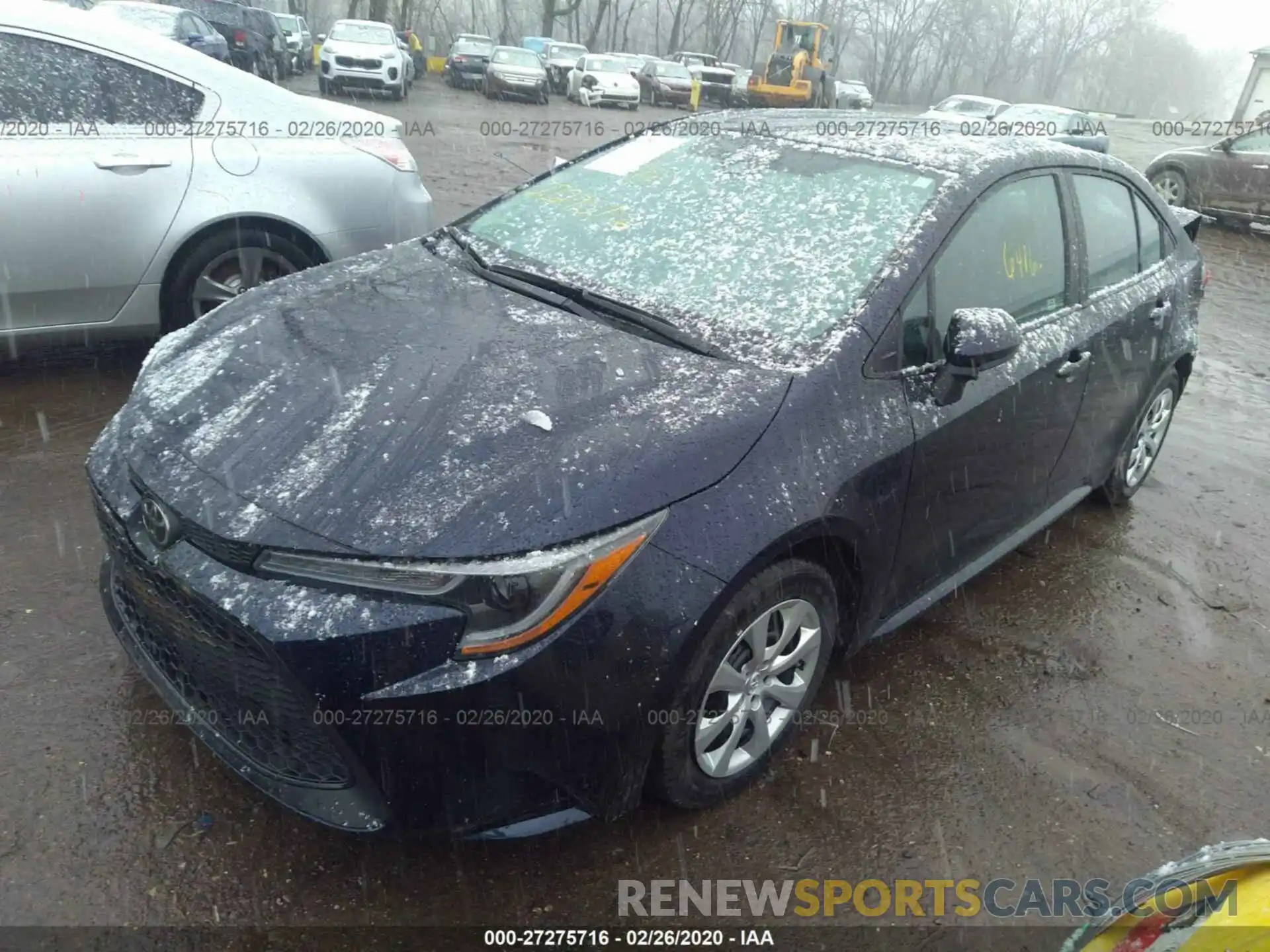 2 Photograph of a damaged car 5YFEPRAE1LP034488 TOYOTA COROLLA 2020