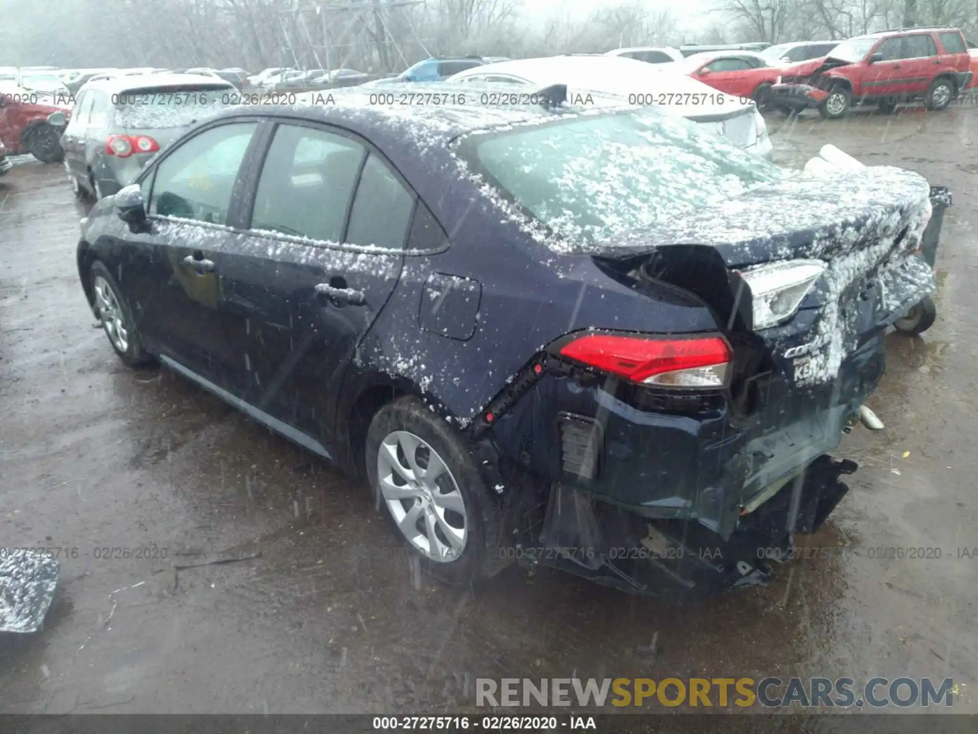 3 Photograph of a damaged car 5YFEPRAE1LP034488 TOYOTA COROLLA 2020