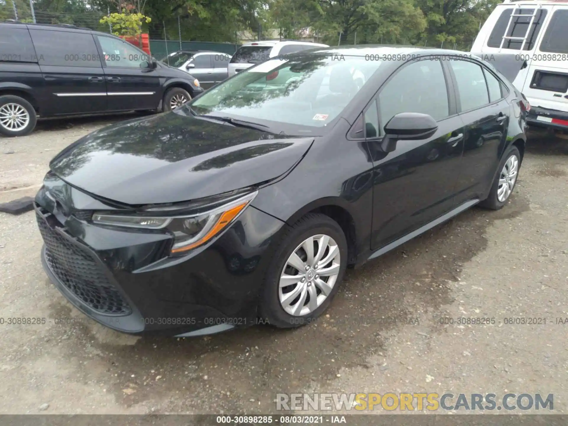 2 Photograph of a damaged car 5YFEPRAE1LP034507 TOYOTA COROLLA 2020