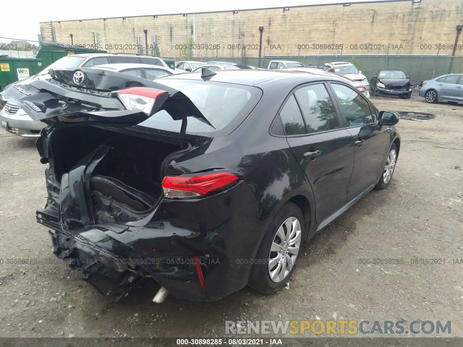 4 Photograph of a damaged car 5YFEPRAE1LP034507 TOYOTA COROLLA 2020