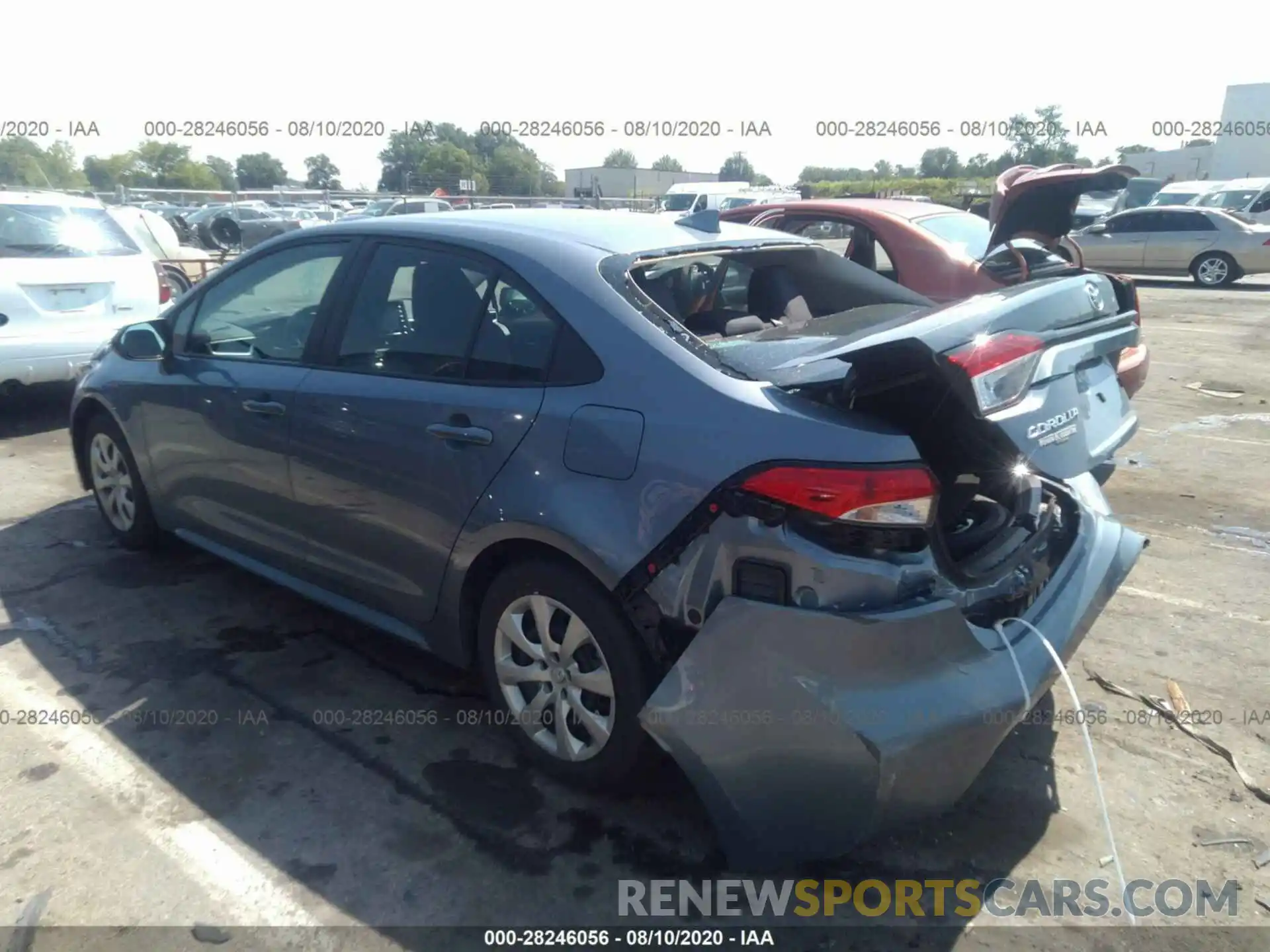 3 Photograph of a damaged car 5YFEPRAE1LP034930 TOYOTA COROLLA 2020