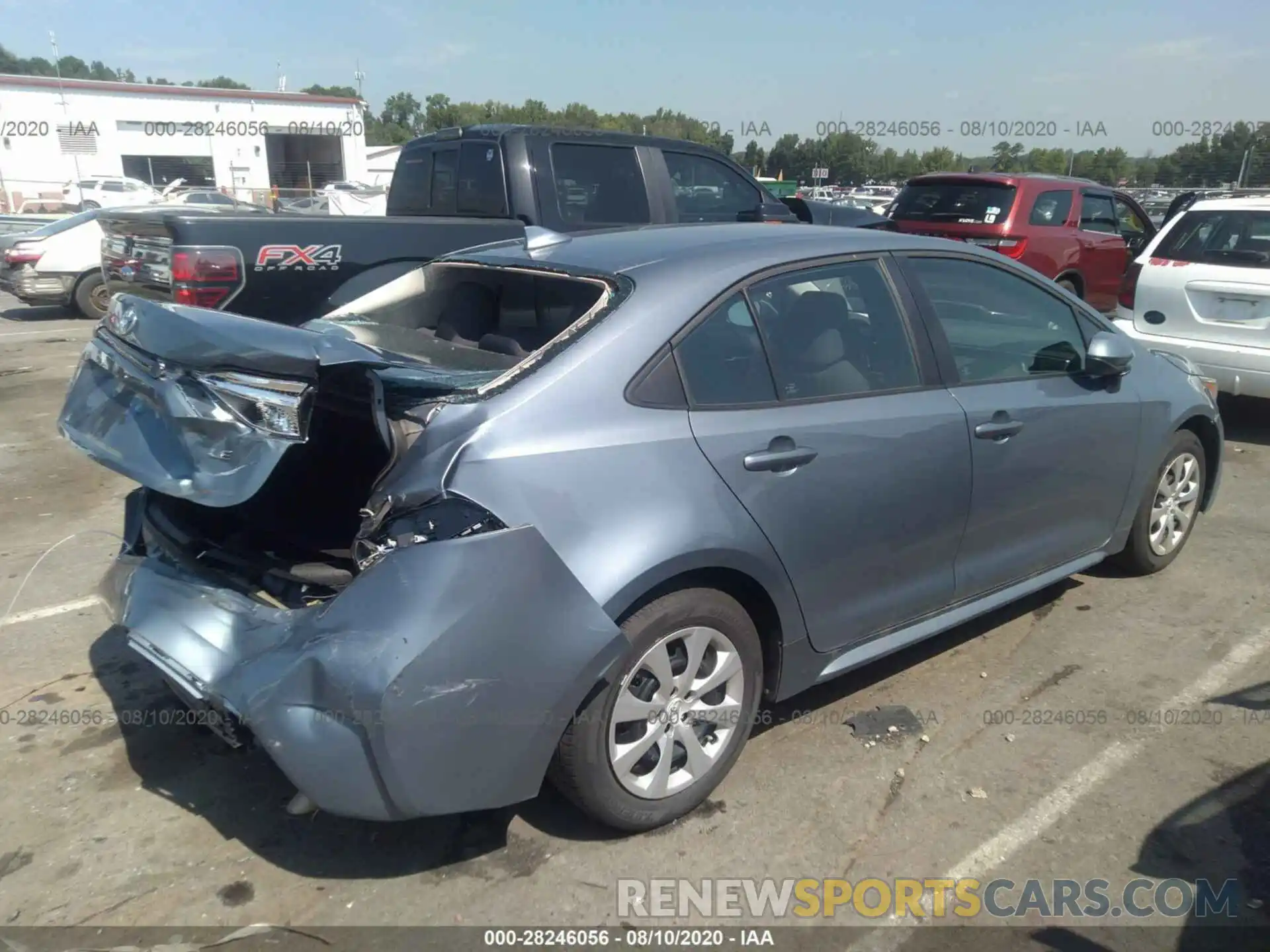 4 Photograph of a damaged car 5YFEPRAE1LP034930 TOYOTA COROLLA 2020