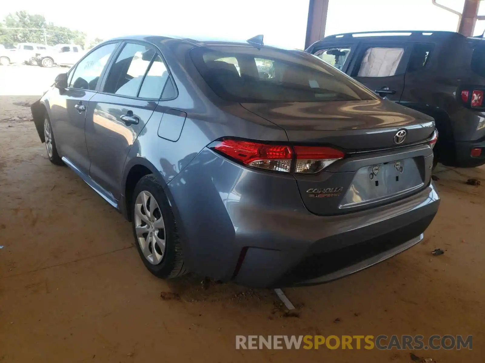 3 Photograph of a damaged car 5YFEPRAE1LP035351 TOYOTA COROLLA 2020