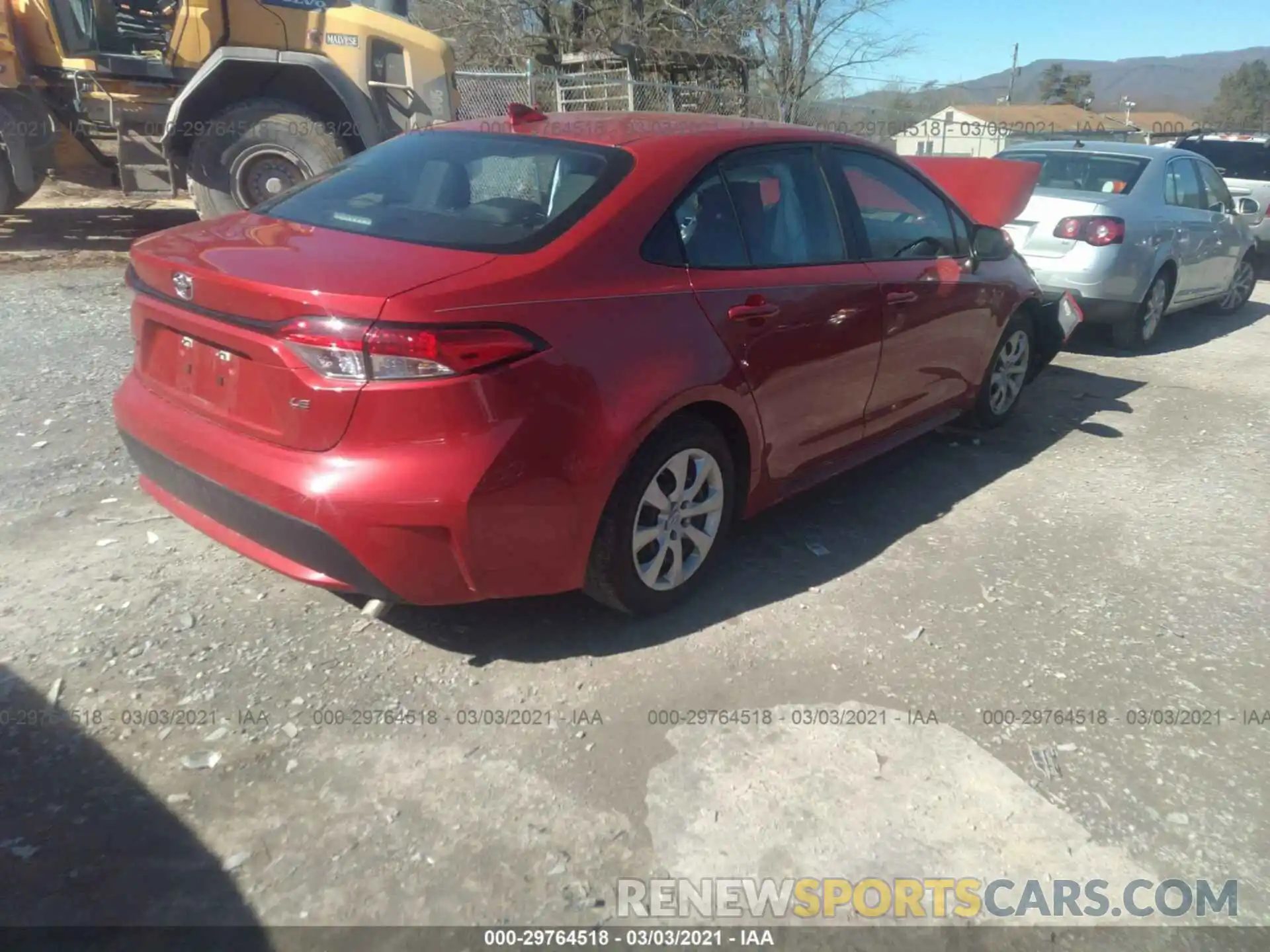 4 Photograph of a damaged car 5YFEPRAE1LP035821 TOYOTA COROLLA 2020