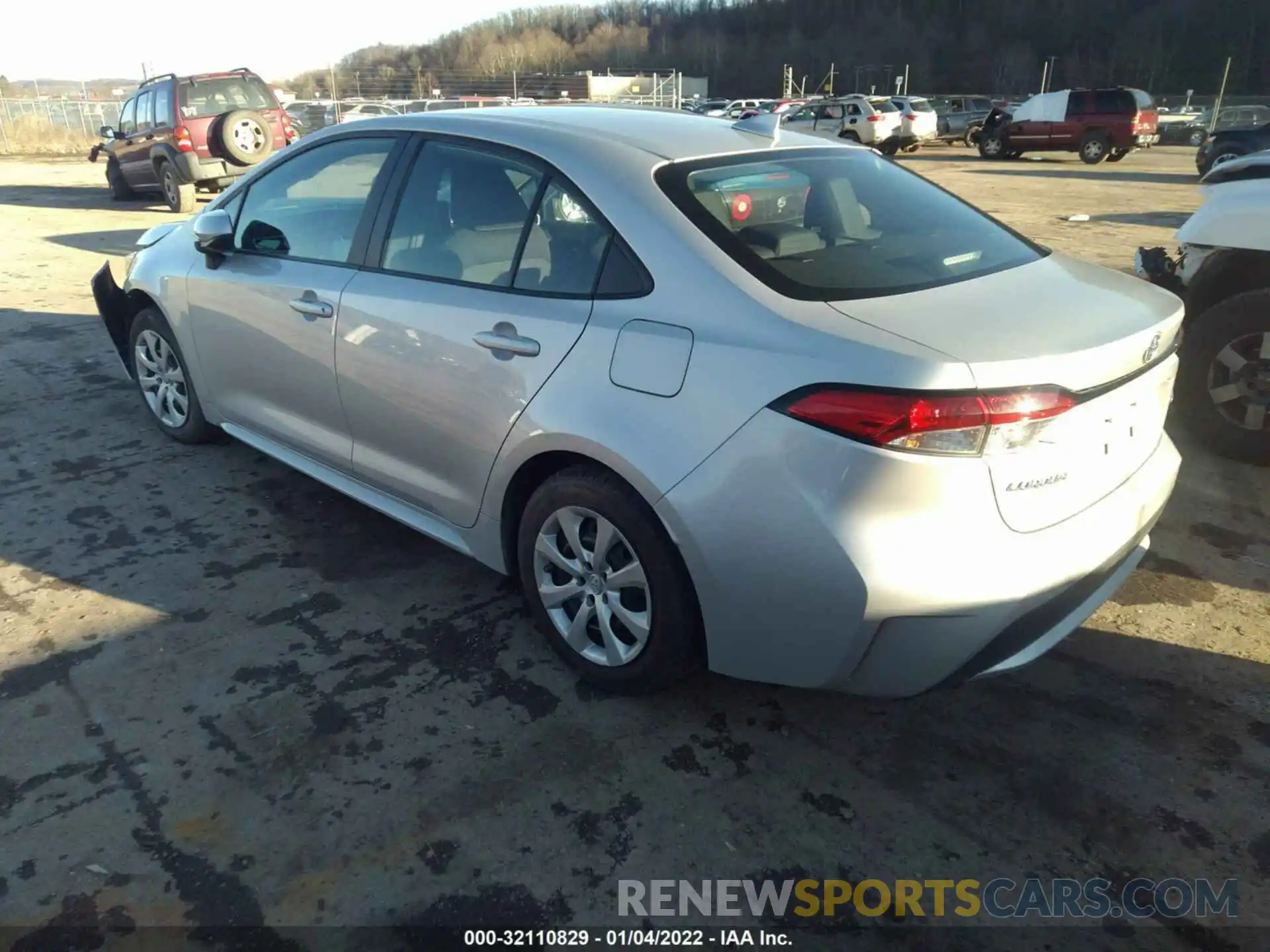 3 Photograph of a damaged car 5YFEPRAE1LP037682 TOYOTA COROLLA 2020