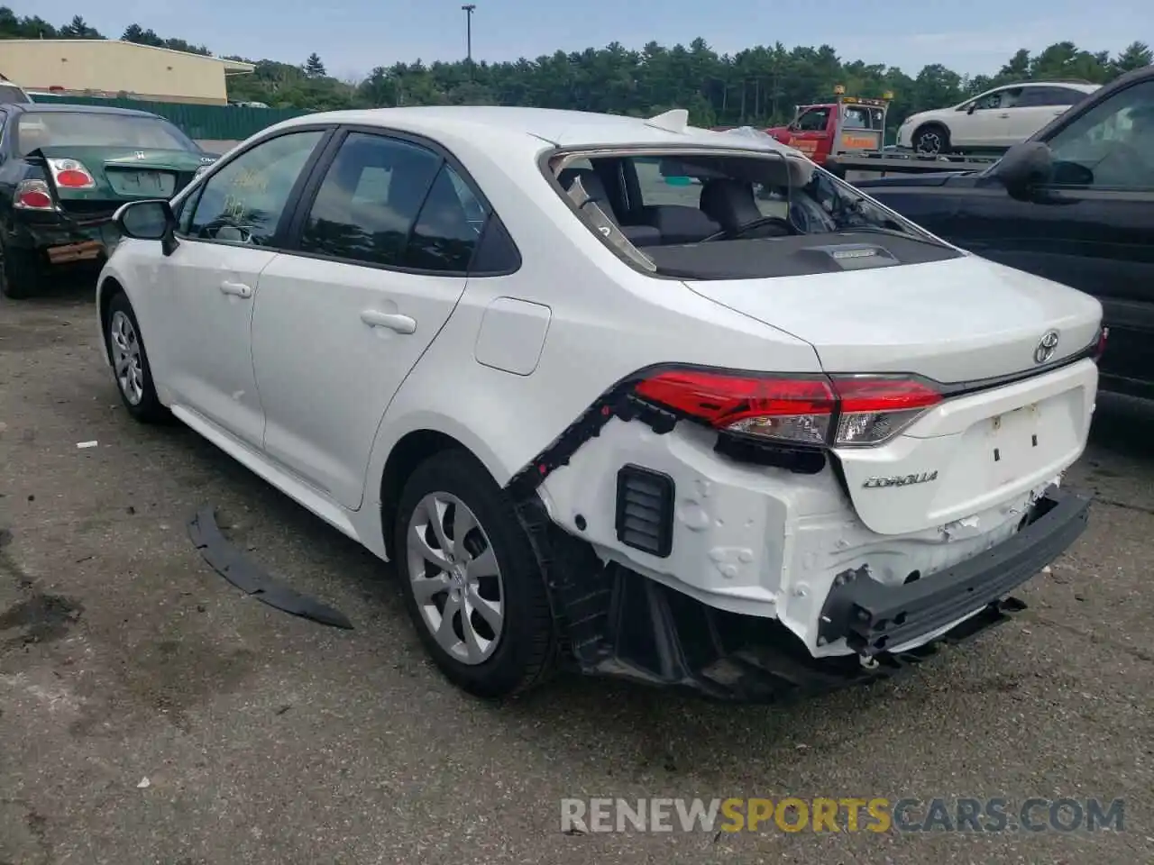 3 Photograph of a damaged car 5YFEPRAE1LP038234 TOYOTA COROLLA 2020