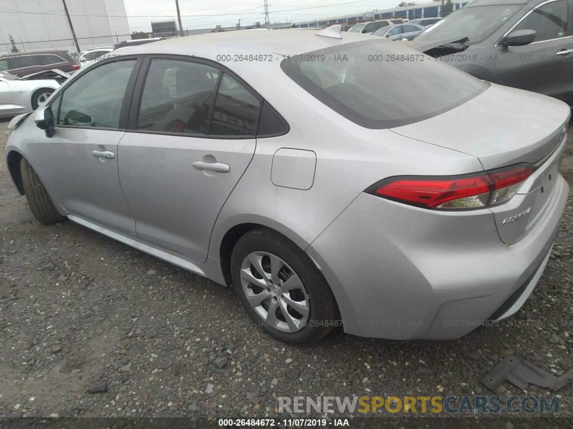 3 Photograph of a damaged car 5YFEPRAE1LP038847 TOYOTA COROLLA 2020