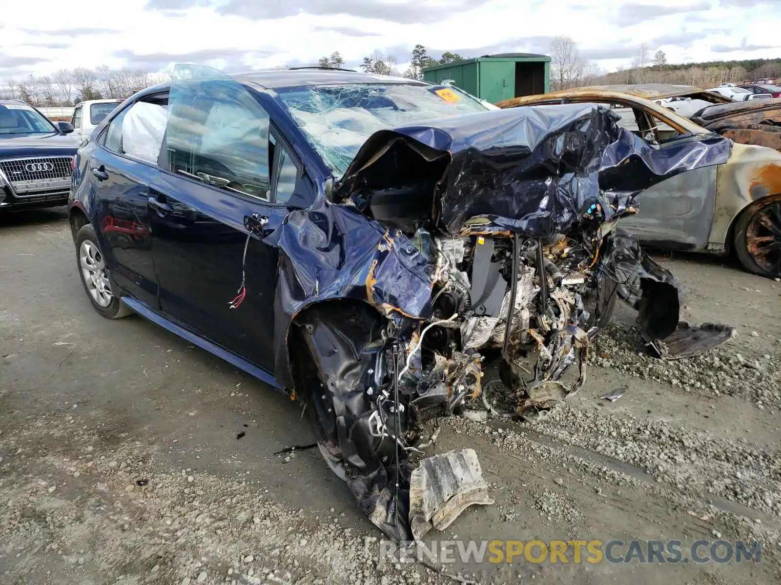 1 Photograph of a damaged car 5YFEPRAE1LP039321 TOYOTA COROLLA 2020