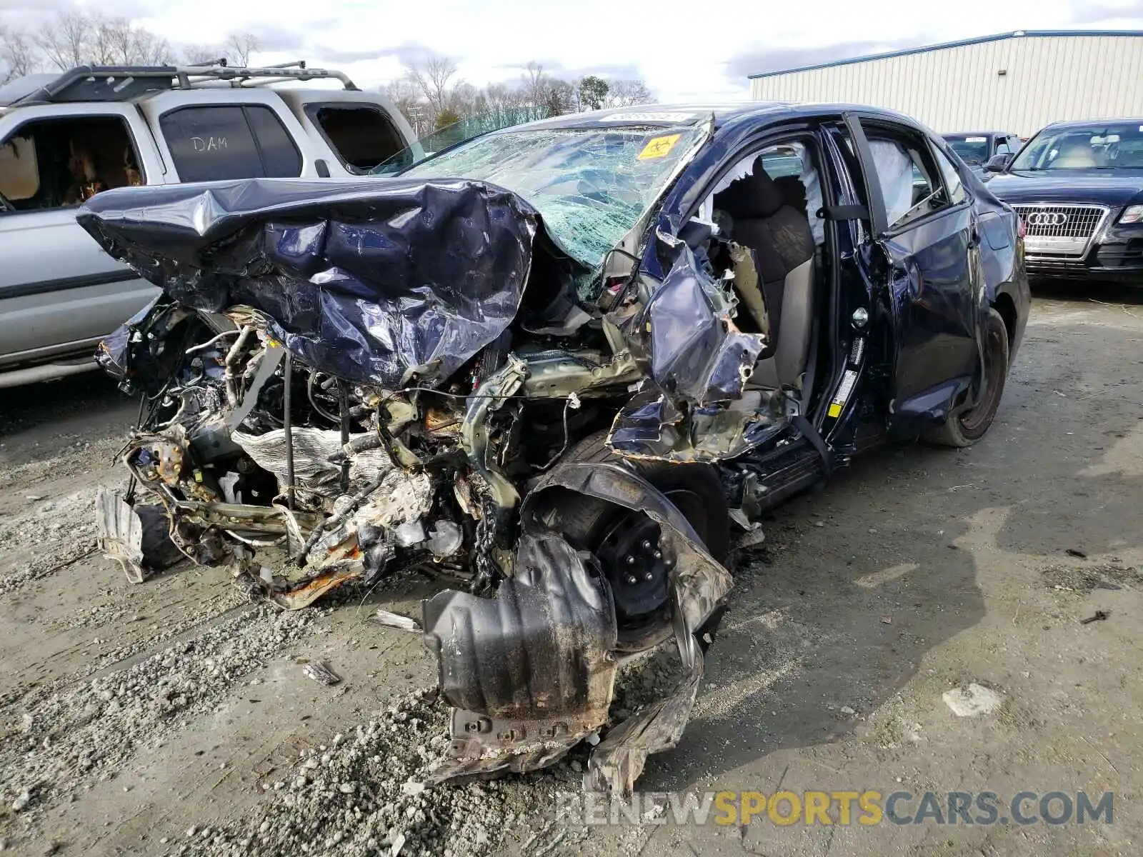 2 Photograph of a damaged car 5YFEPRAE1LP039321 TOYOTA COROLLA 2020