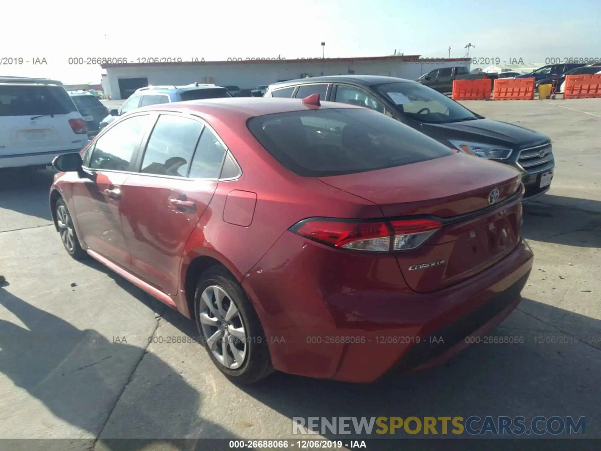 3 Photograph of a damaged car 5YFEPRAE1LP039691 TOYOTA COROLLA 2020