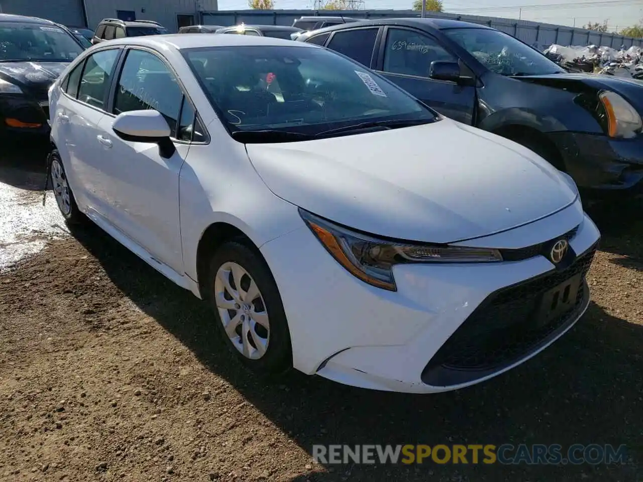 1 Photograph of a damaged car 5YFEPRAE1LP039836 TOYOTA COROLLA 2020