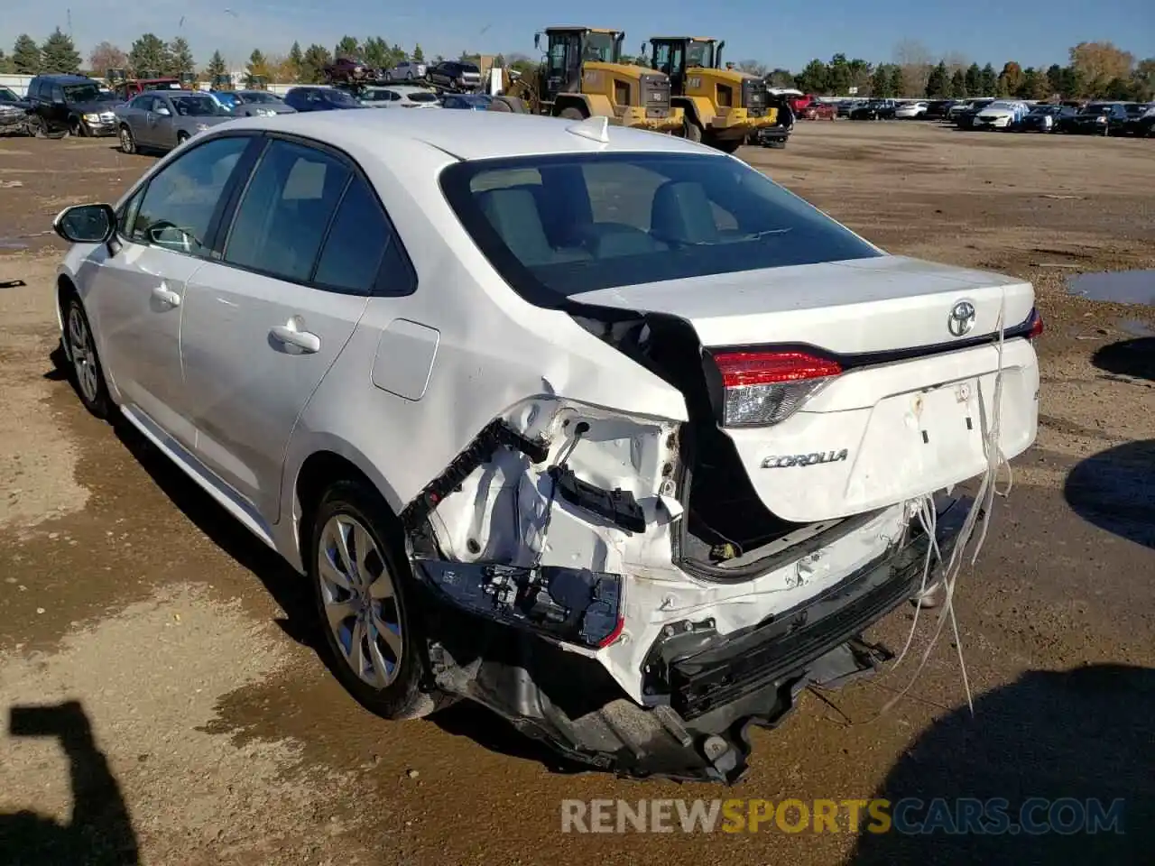 3 Photograph of a damaged car 5YFEPRAE1LP039836 TOYOTA COROLLA 2020