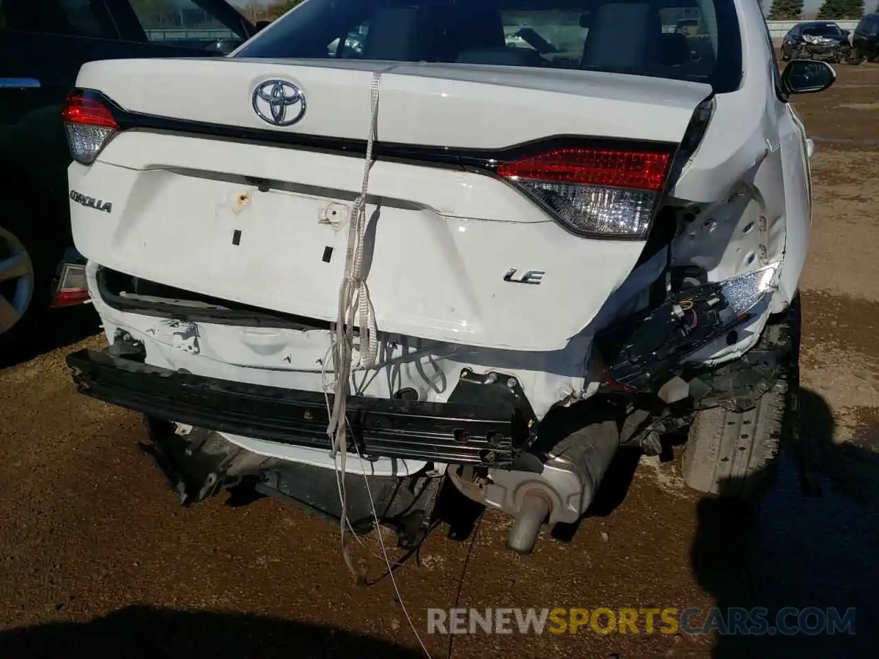 9 Photograph of a damaged car 5YFEPRAE1LP039836 TOYOTA COROLLA 2020