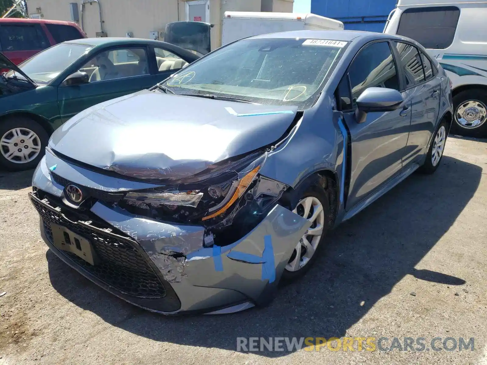 2 Photograph of a damaged car 5YFEPRAE1LP039920 TOYOTA COROLLA 2020