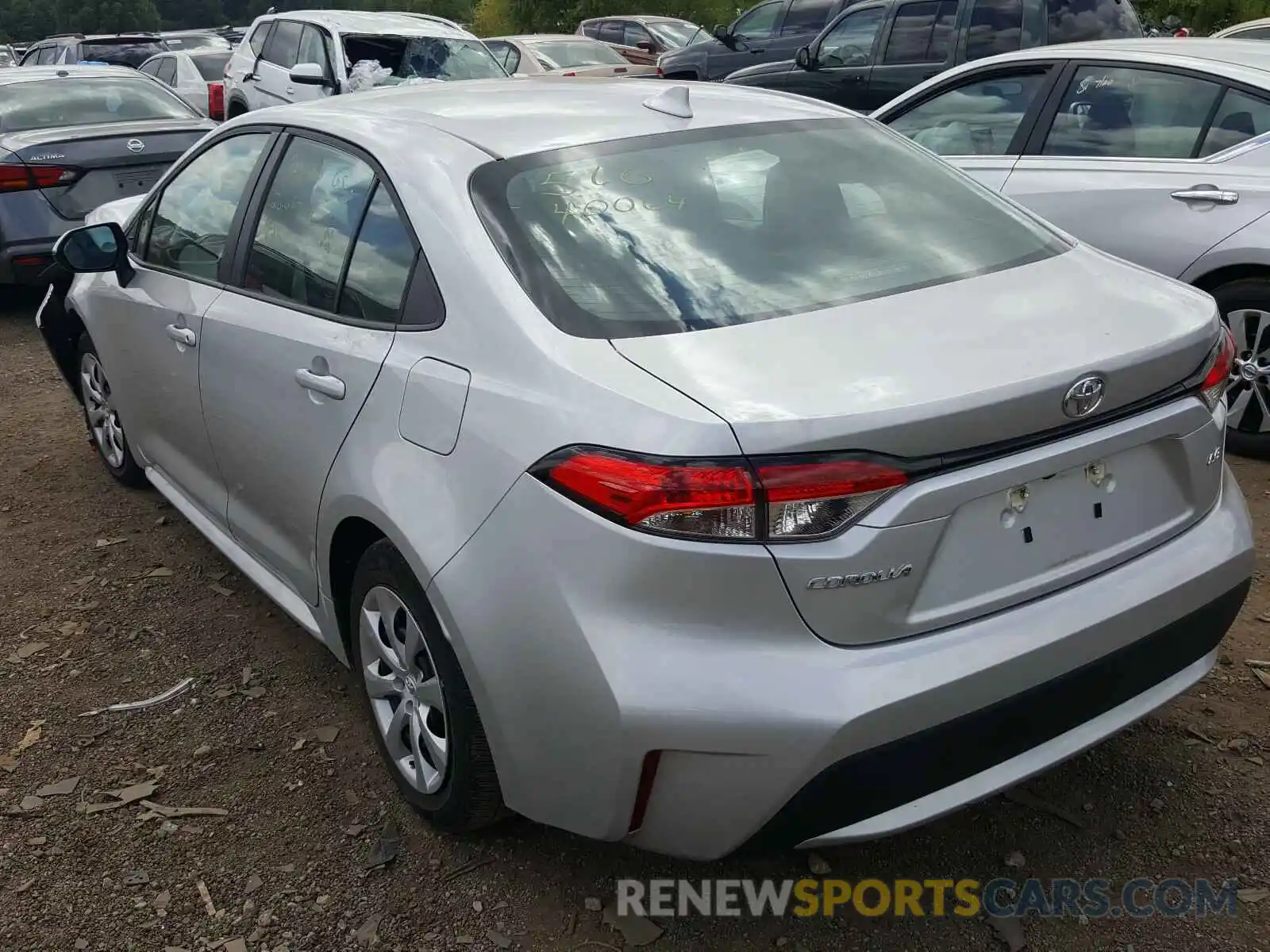 3 Photograph of a damaged car 5YFEPRAE1LP040064 TOYOTA COROLLA 2020