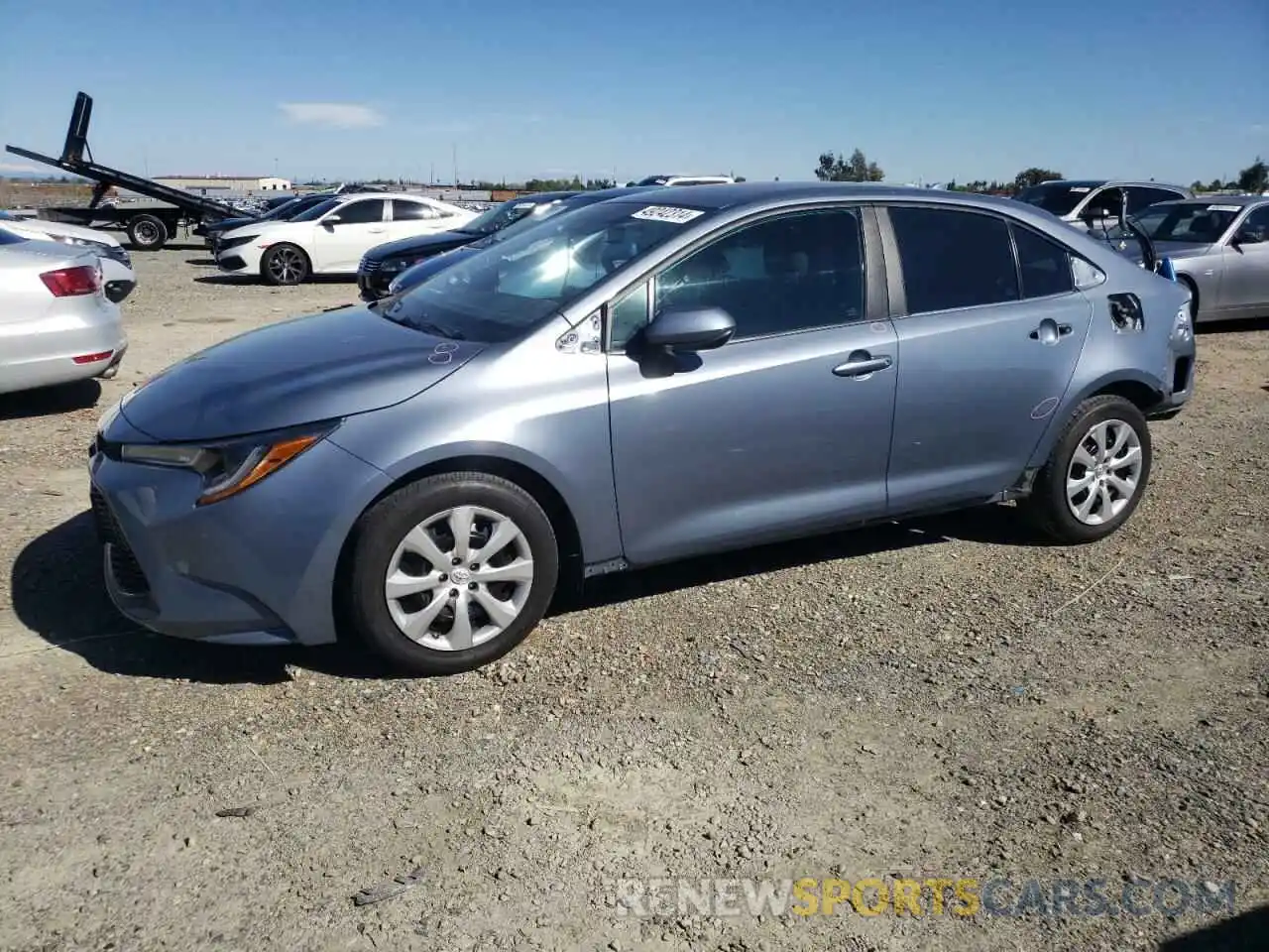 1 Photograph of a damaged car 5YFEPRAE1LP041165 TOYOTA COROLLA 2020