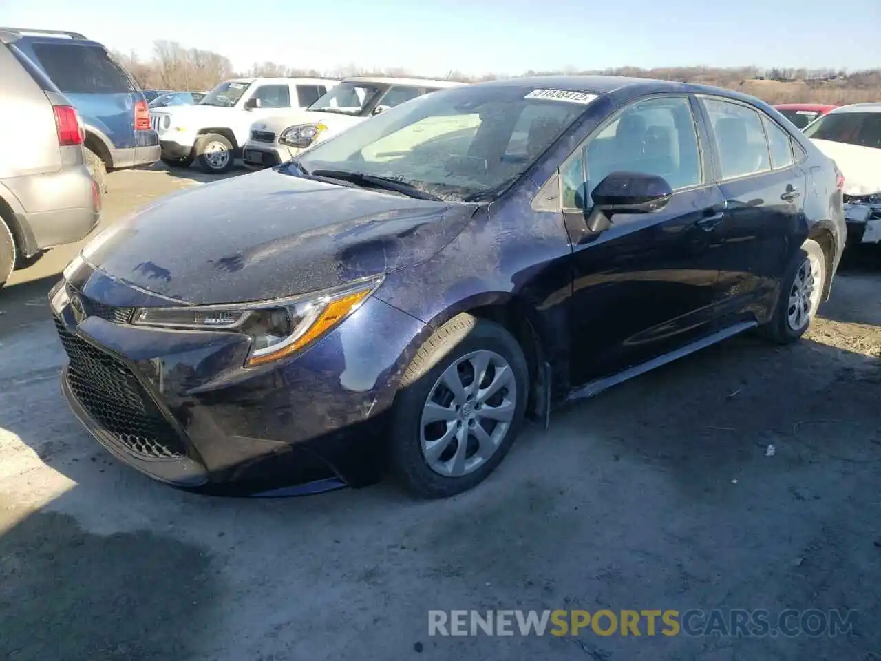 2 Photograph of a damaged car 5YFEPRAE1LP041473 TOYOTA COROLLA 2020