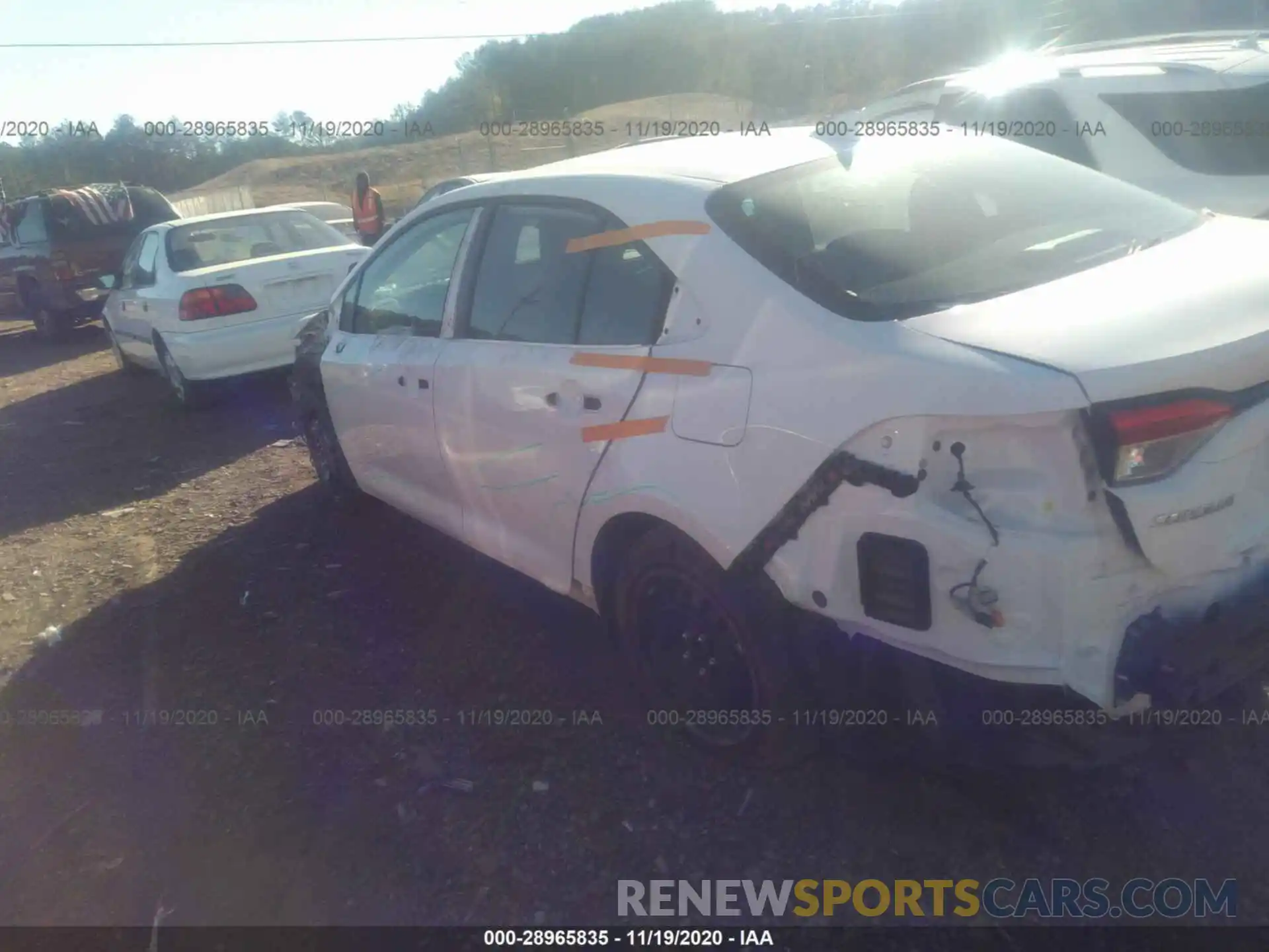 3 Photograph of a damaged car 5YFEPRAE1LP043417 TOYOTA COROLLA 2020