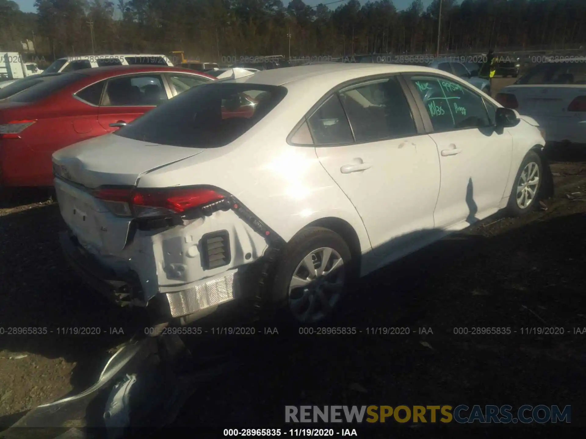 4 Photograph of a damaged car 5YFEPRAE1LP043417 TOYOTA COROLLA 2020