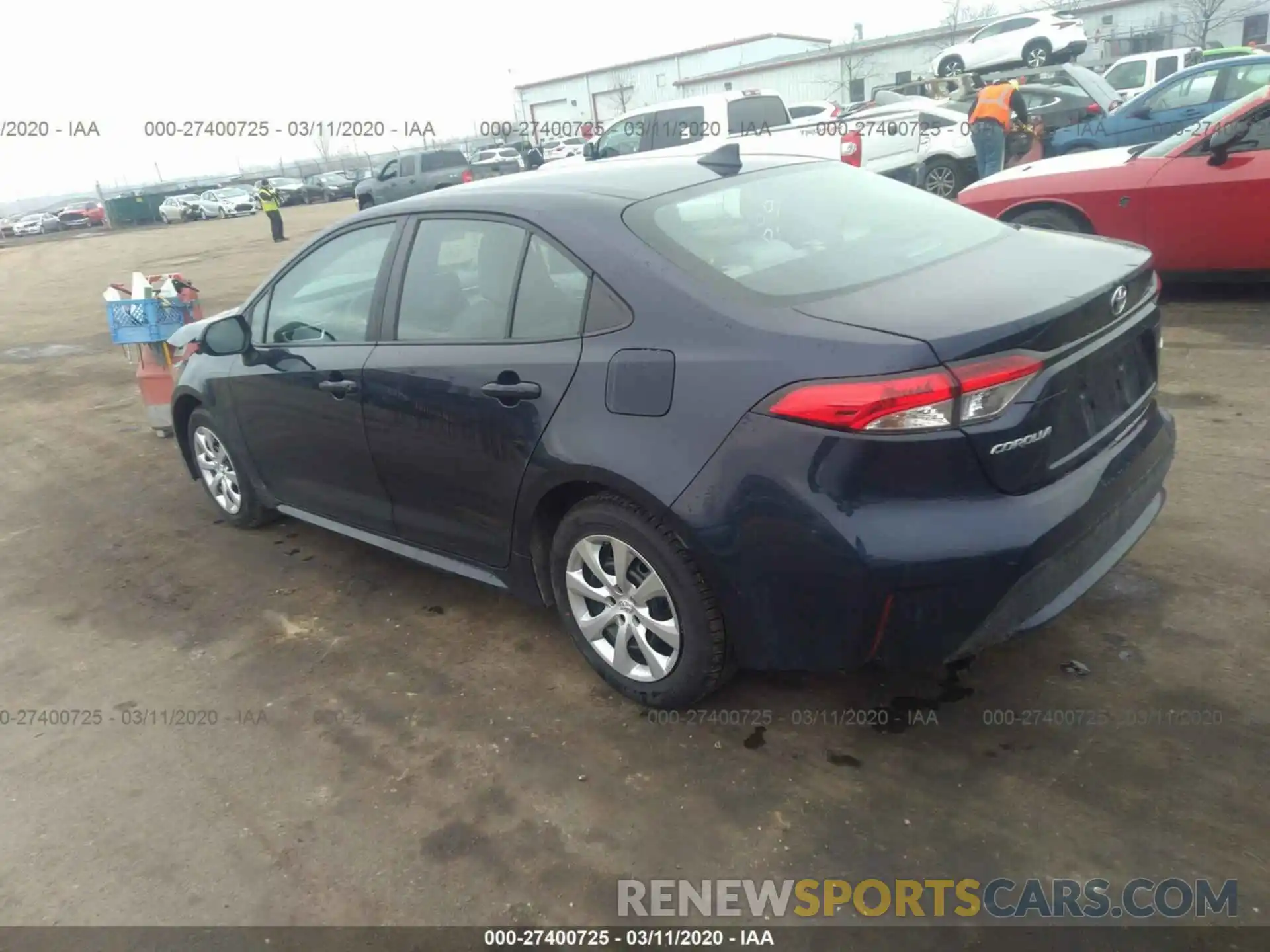 3 Photograph of a damaged car 5YFEPRAE1LP044891 TOYOTA COROLLA 2020