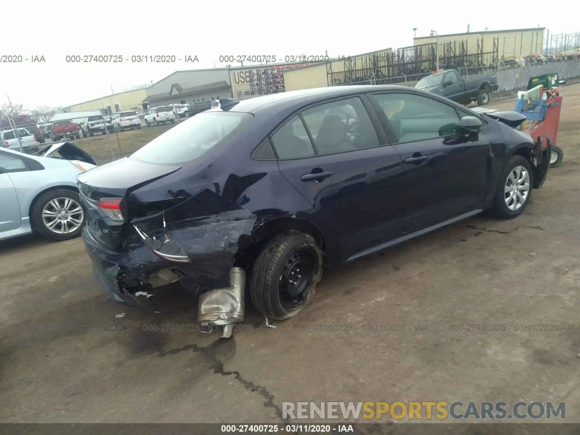 4 Photograph of a damaged car 5YFEPRAE1LP044891 TOYOTA COROLLA 2020