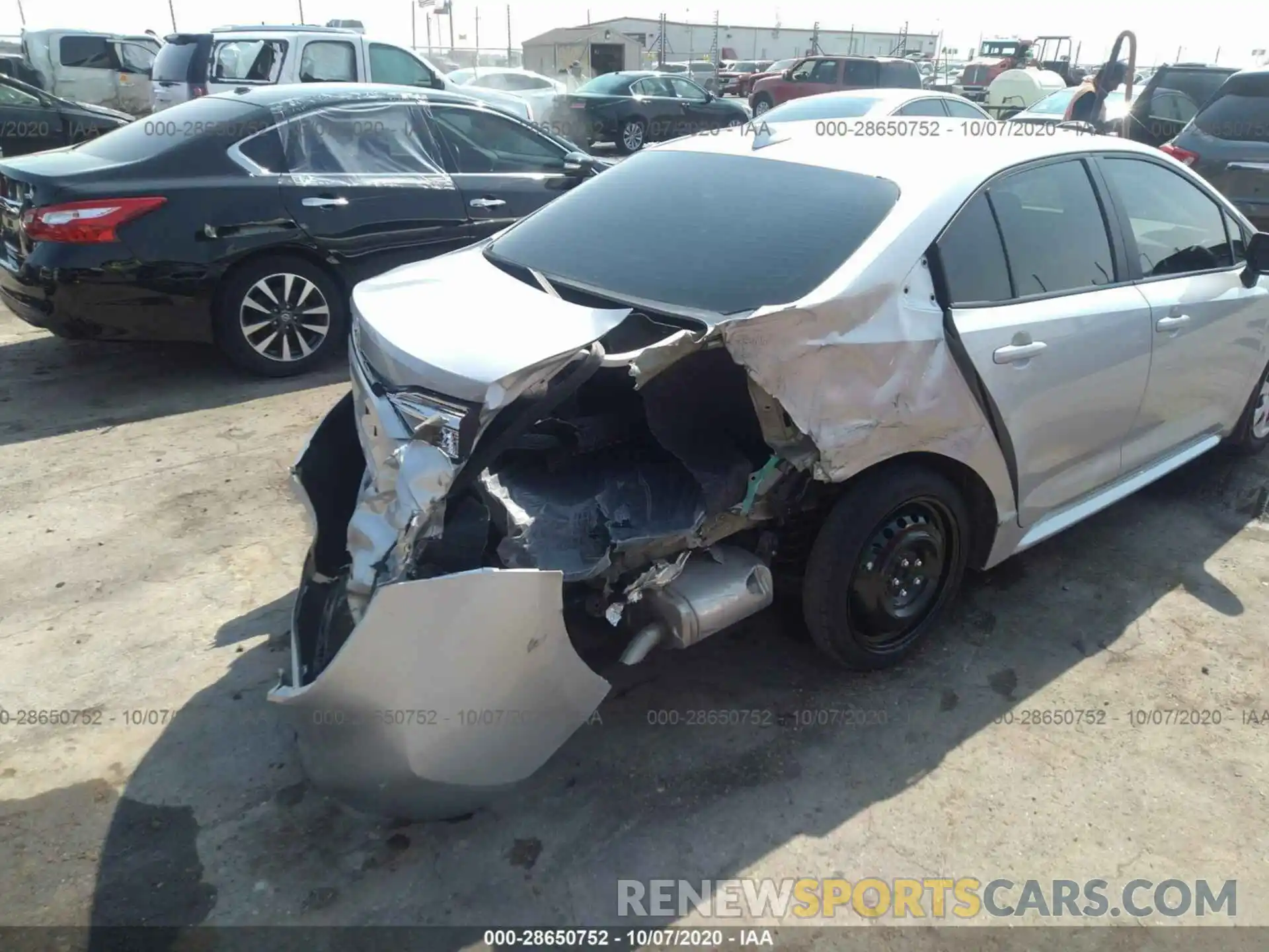 6 Photograph of a damaged car 5YFEPRAE1LP045314 TOYOTA COROLLA 2020