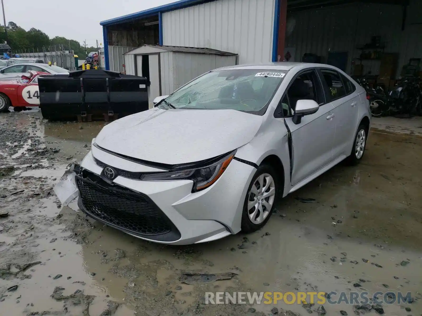 2 Photograph of a damaged car 5YFEPRAE1LP045846 TOYOTA COROLLA 2020