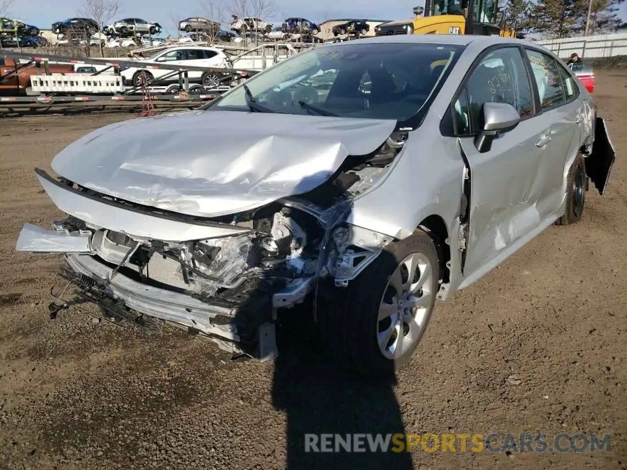 2 Photograph of a damaged car 5YFEPRAE1LP046558 TOYOTA COROLLA 2020