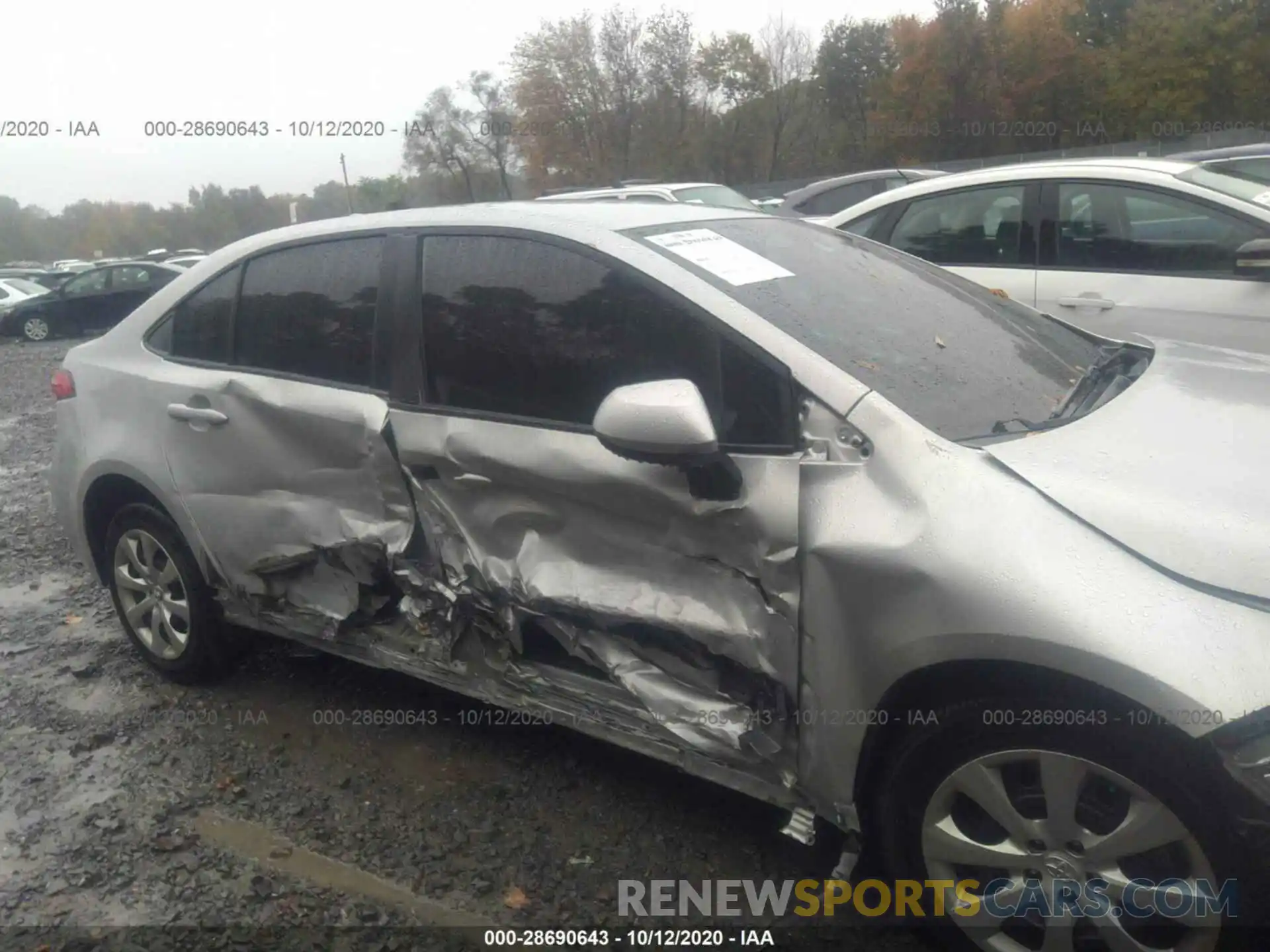 6 Фотография поврежденного автомобиля 5YFEPRAE1LP046995 TOYOTA COROLLA 2020