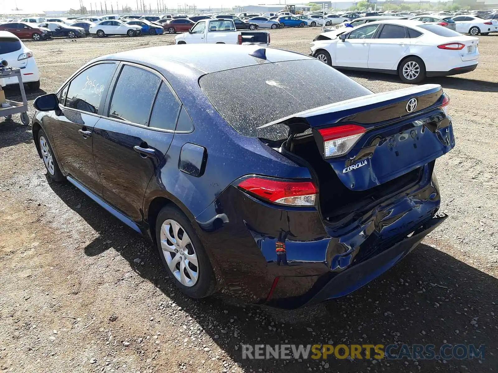 3 Photograph of a damaged car 5YFEPRAE1LP047922 TOYOTA COROLLA 2020