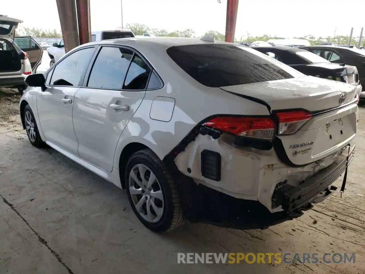 3 Photograph of a damaged car 5YFEPRAE1LP049234 TOYOTA COROLLA 2020