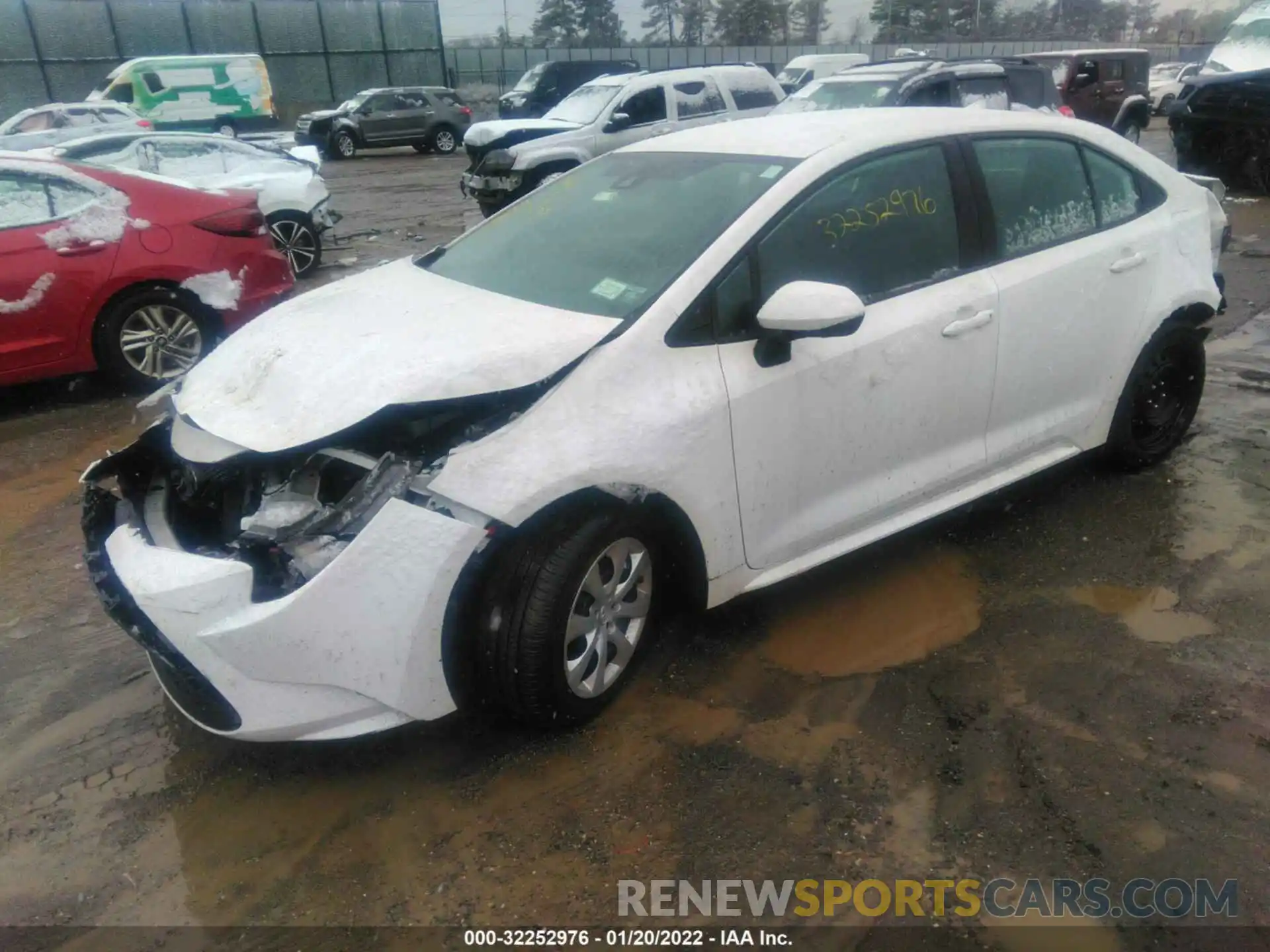 2 Photograph of a damaged car 5YFEPRAE1LP049802 TOYOTA COROLLA 2020