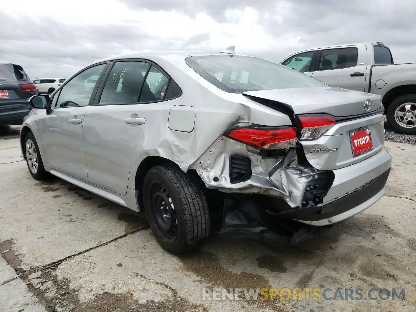 3 Photograph of a damaged car 5YFEPRAE1LP052277 TOYOTA COROLLA 2020