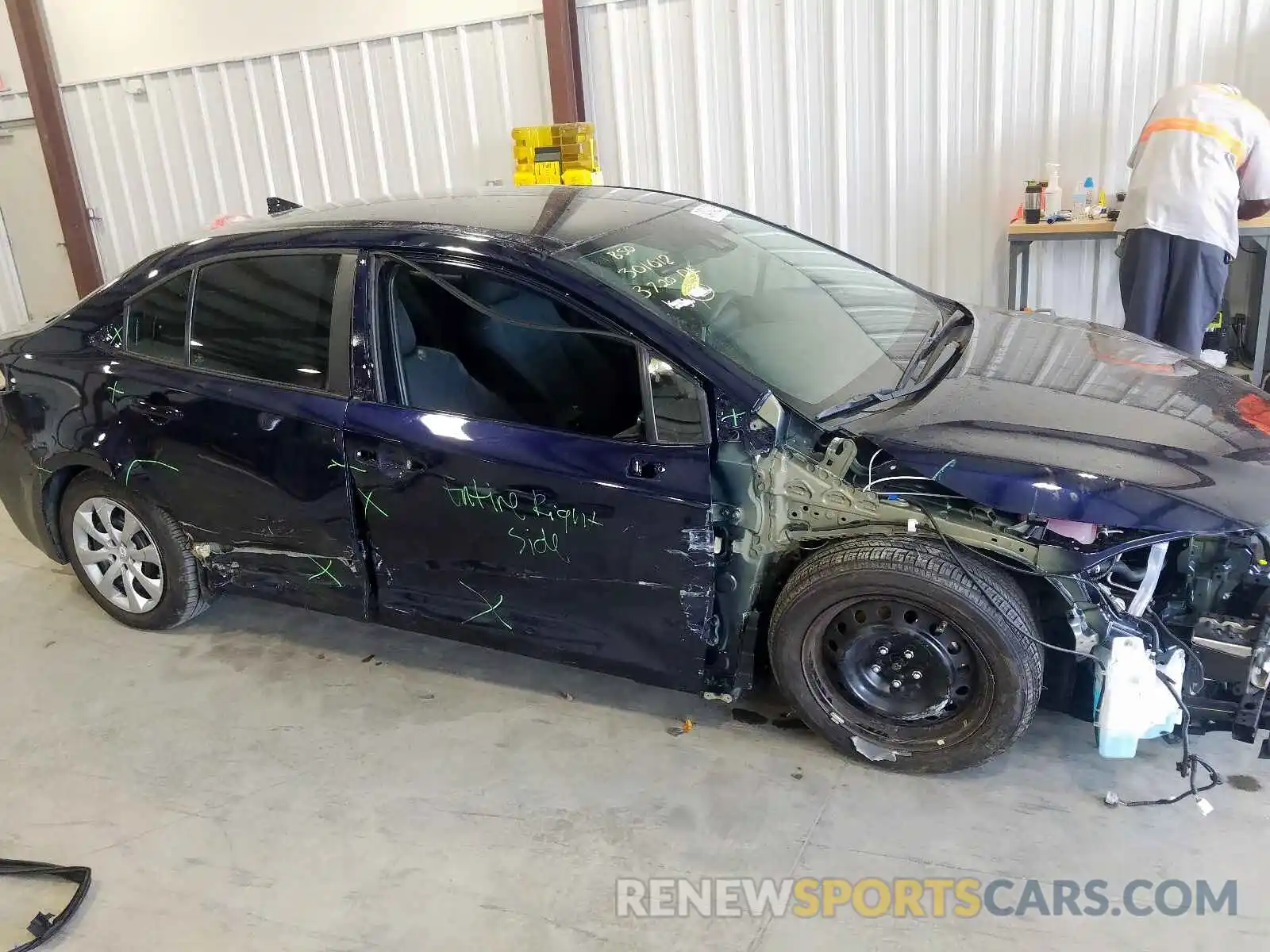 9 Photograph of a damaged car 5YFEPRAE1LP052831 TOYOTA COROLLA 2020