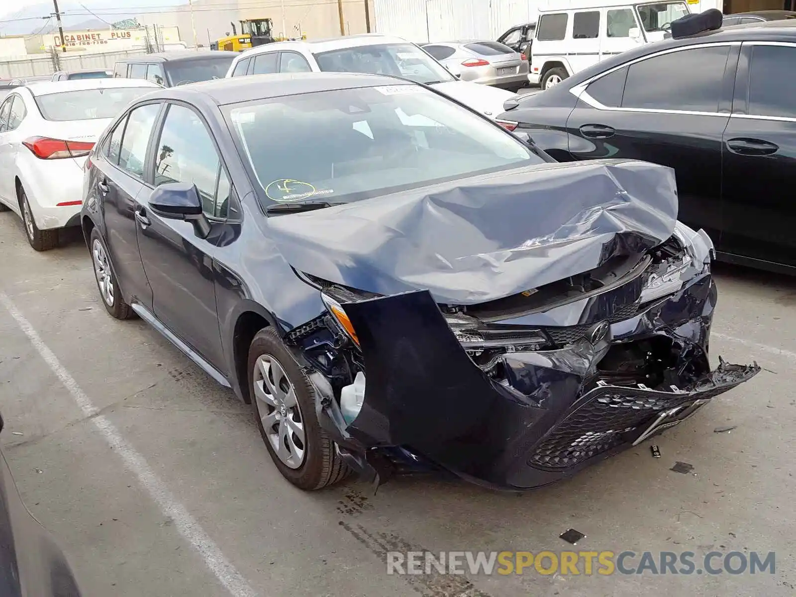 1 Photograph of a damaged car 5YFEPRAE1LP053512 TOYOTA COROLLA 2020