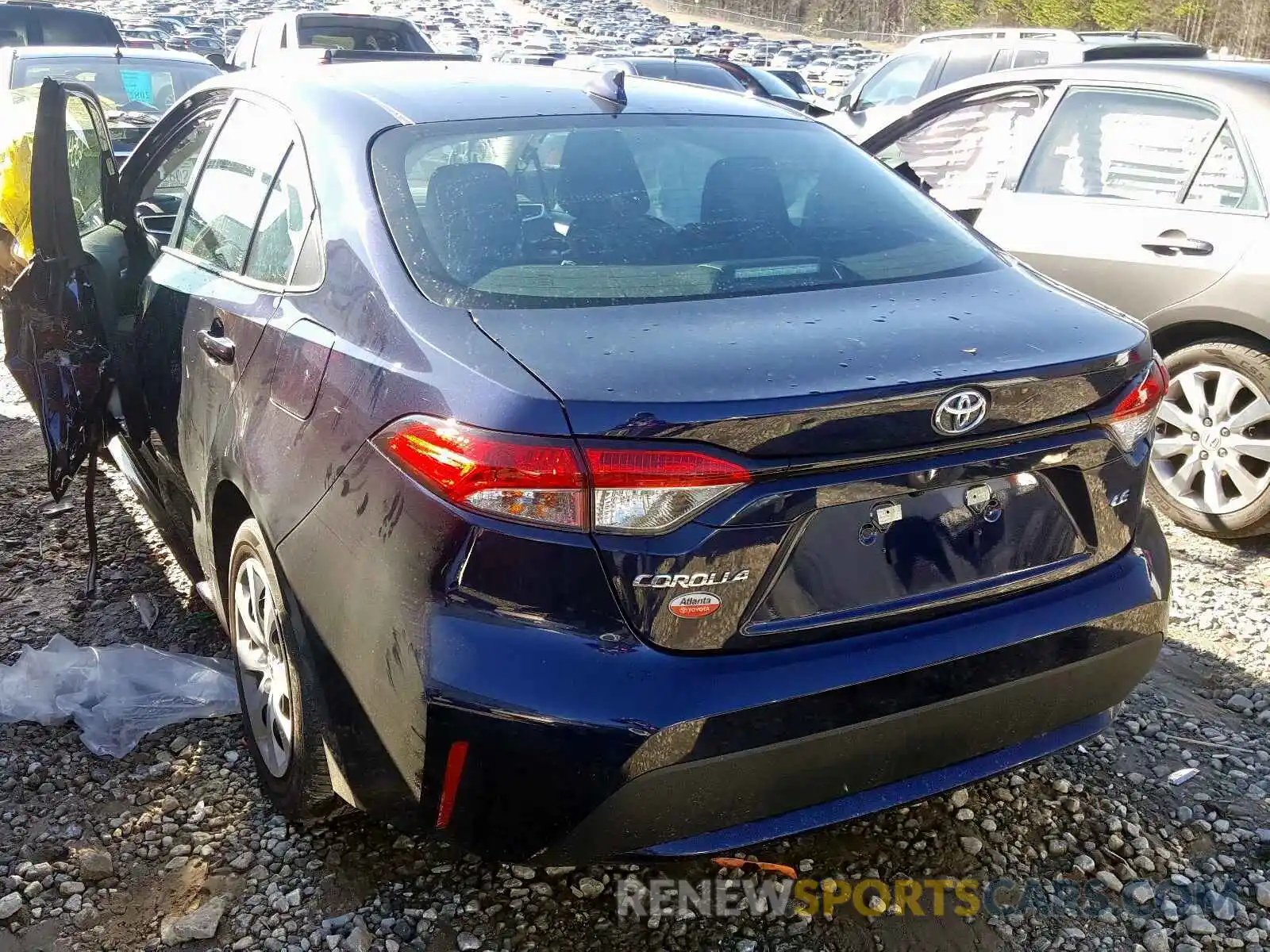 3 Photograph of a damaged car 5YFEPRAE1LP055308 TOYOTA COROLLA 2020