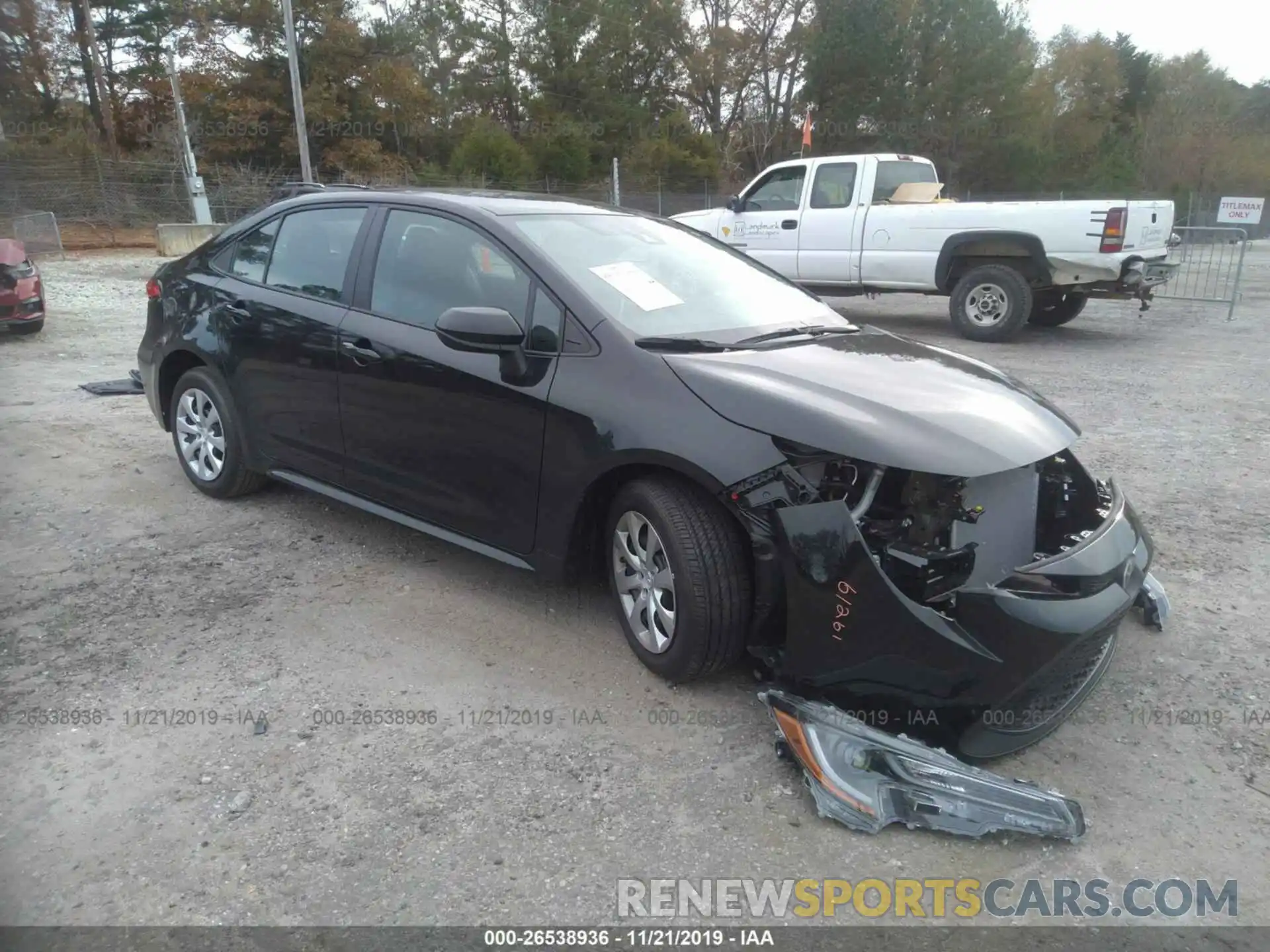 1 Photograph of a damaged car 5YFEPRAE1LP057253 TOYOTA COROLLA 2020