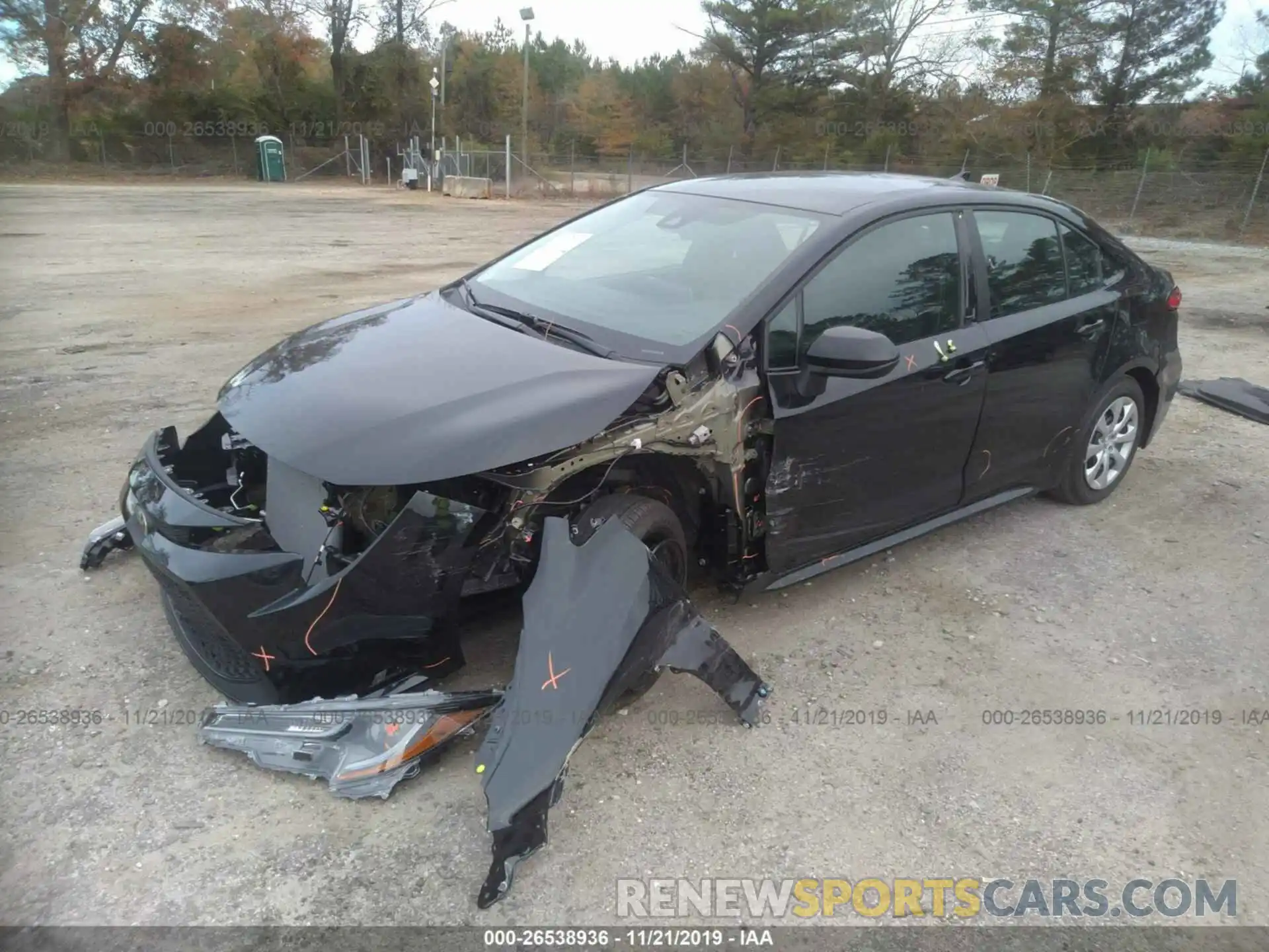 2 Photograph of a damaged car 5YFEPRAE1LP057253 TOYOTA COROLLA 2020