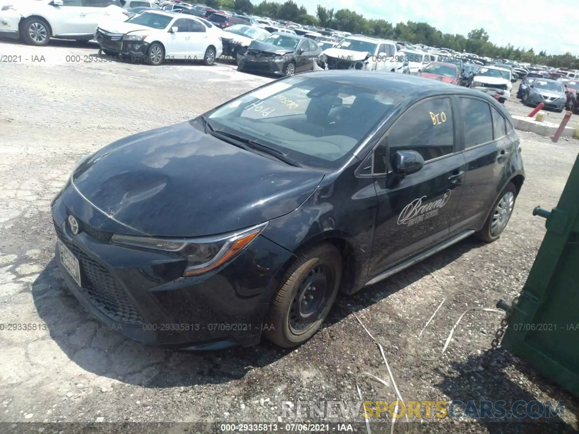 2 Photograph of a damaged car 5YFEPRAE1LP057494 TOYOTA COROLLA 2020