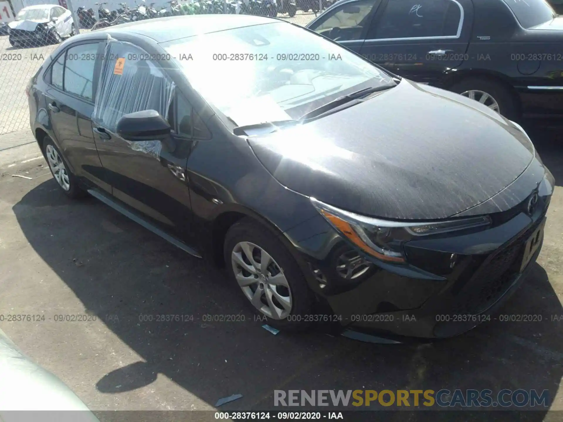 1 Photograph of a damaged car 5YFEPRAE1LP058175 TOYOTA COROLLA 2020